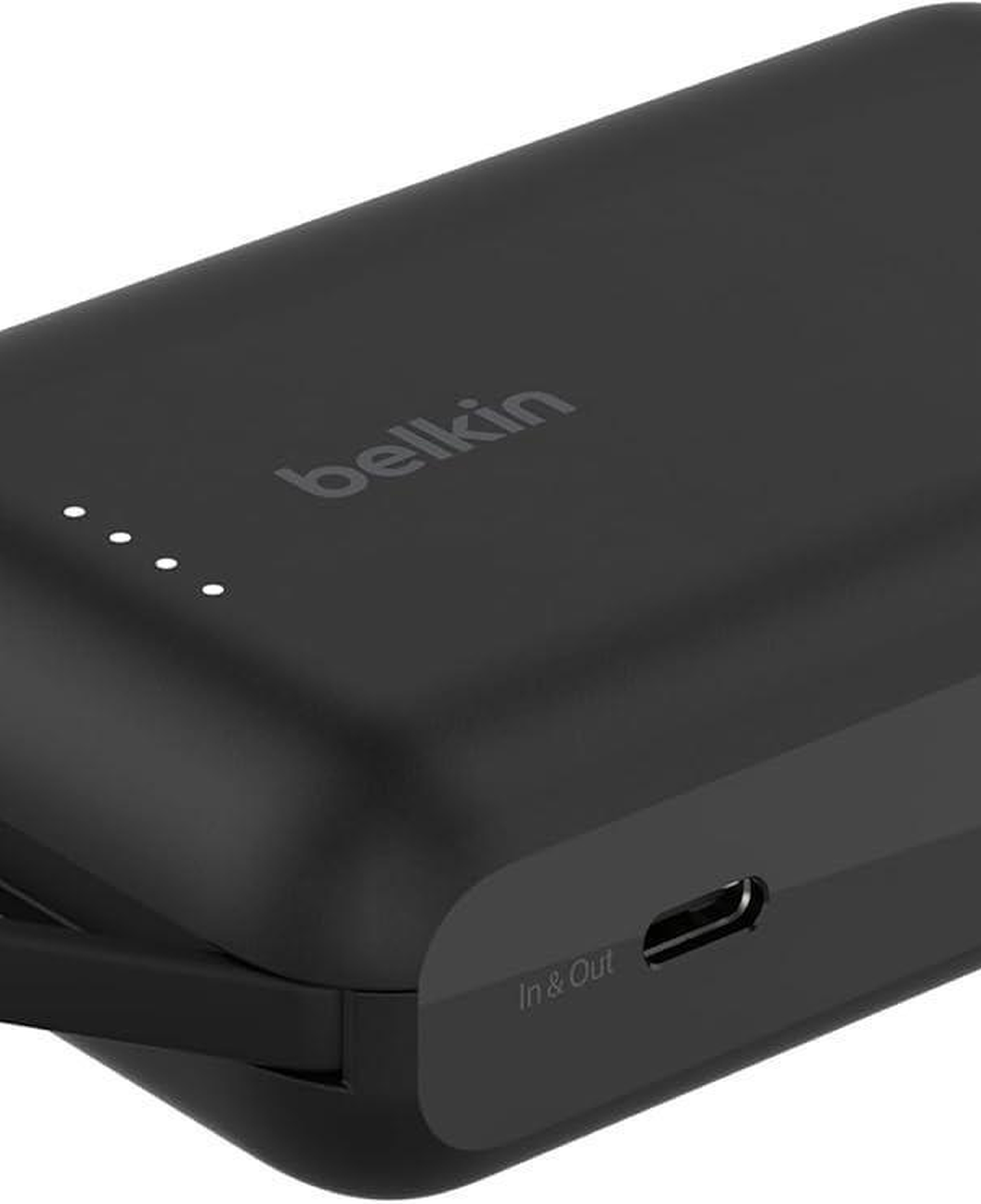 Belkin BoostCharge Powerbank, Entegre Type-C Kablolu 10K PD 20W, Siyah
