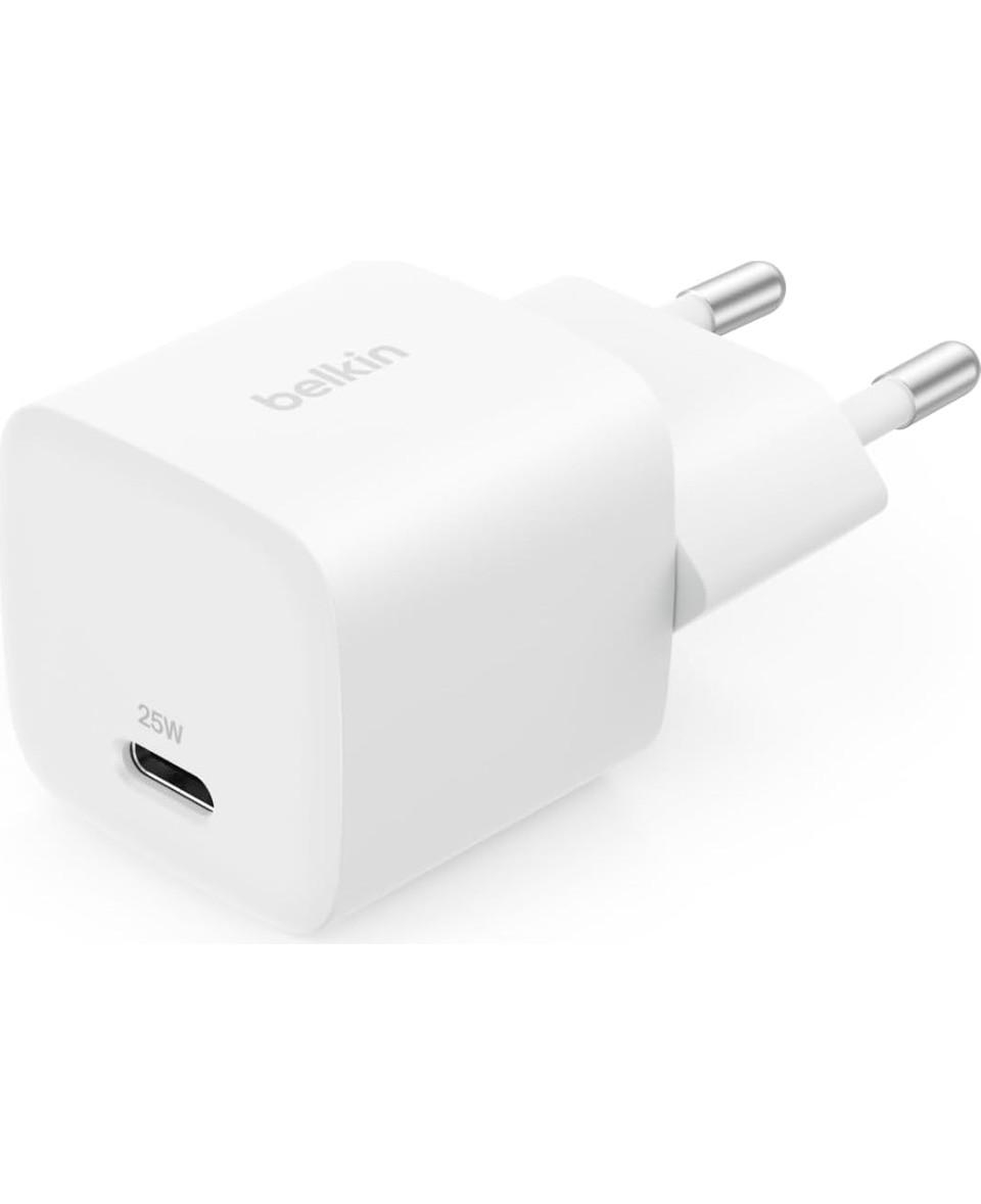 Belkin Boostcharge Usb-C 25 W Pd 3.0 Pps Hızlı Şarj Cihazı, Beyaz