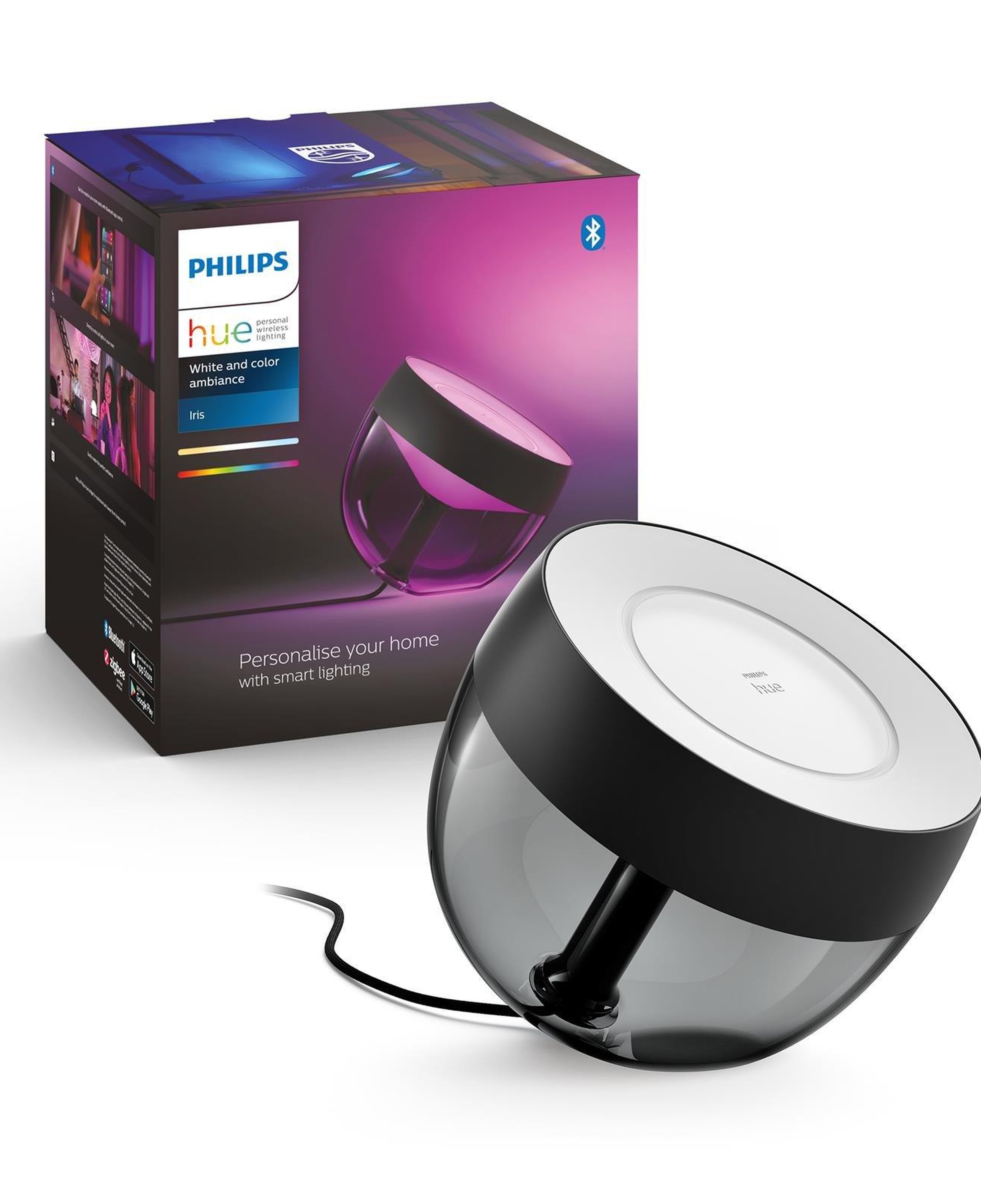 Philips Hue Iris Siyah Akıllı Led Masa Lambası