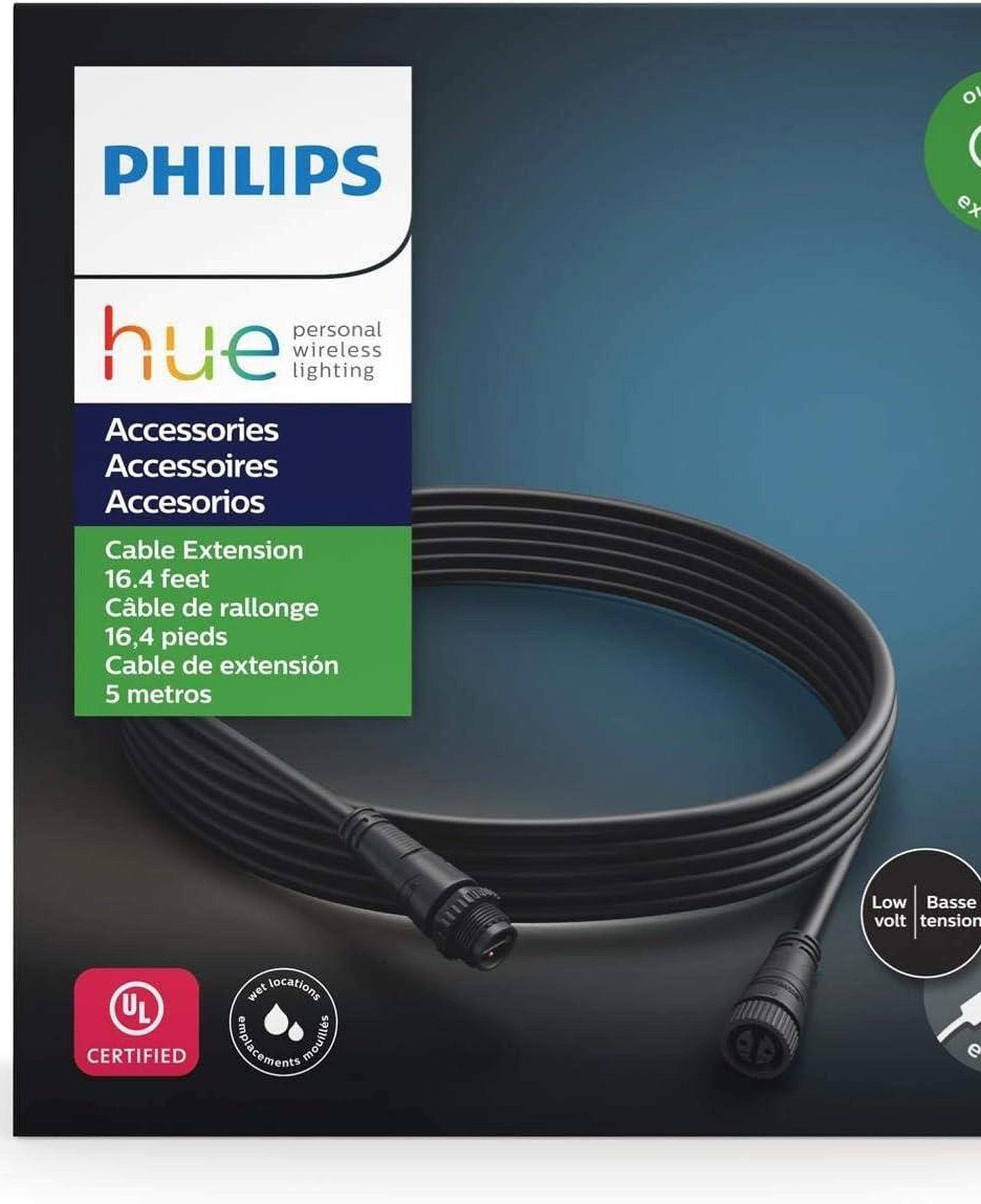Philips Hue Outdoor Düşük Voltaj Uzatma Kablousu 5mt.
