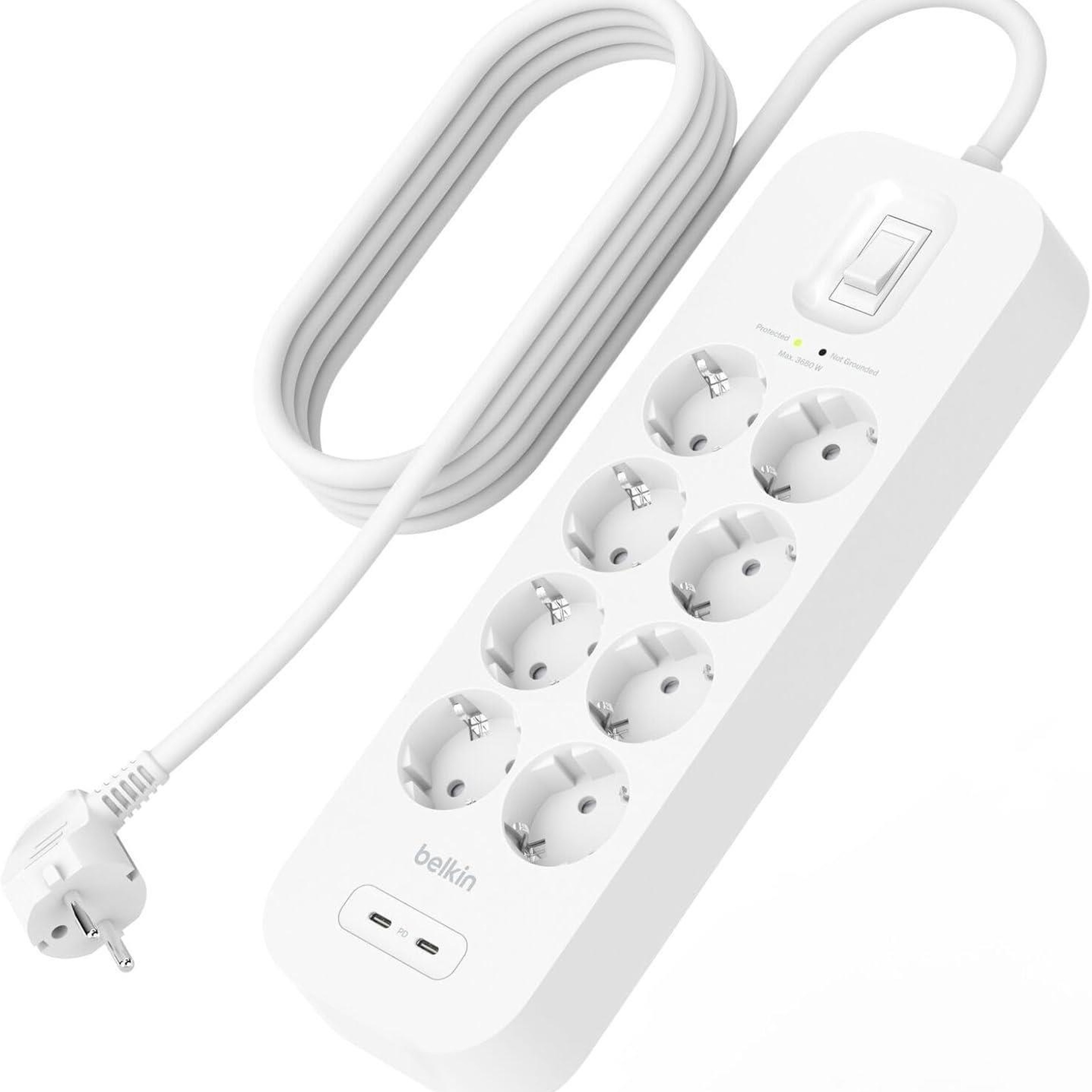 Belkin SRB004 Usb-C Usb-A 8x Priz 2m SRB004VF2M-V2