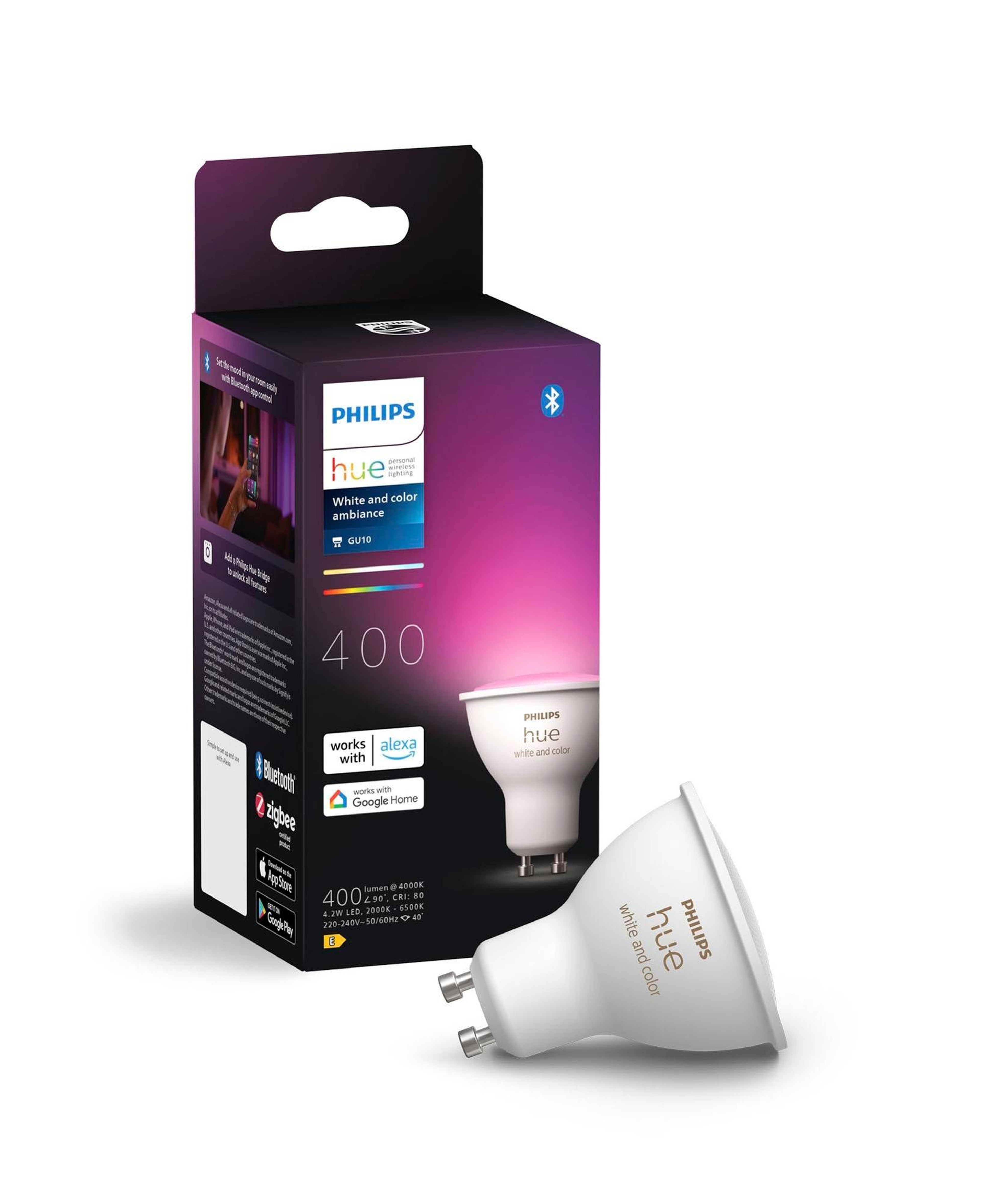 Philips HueWCA 4.2W Renkli Akıllı Ampul GU10 Spot Ampul