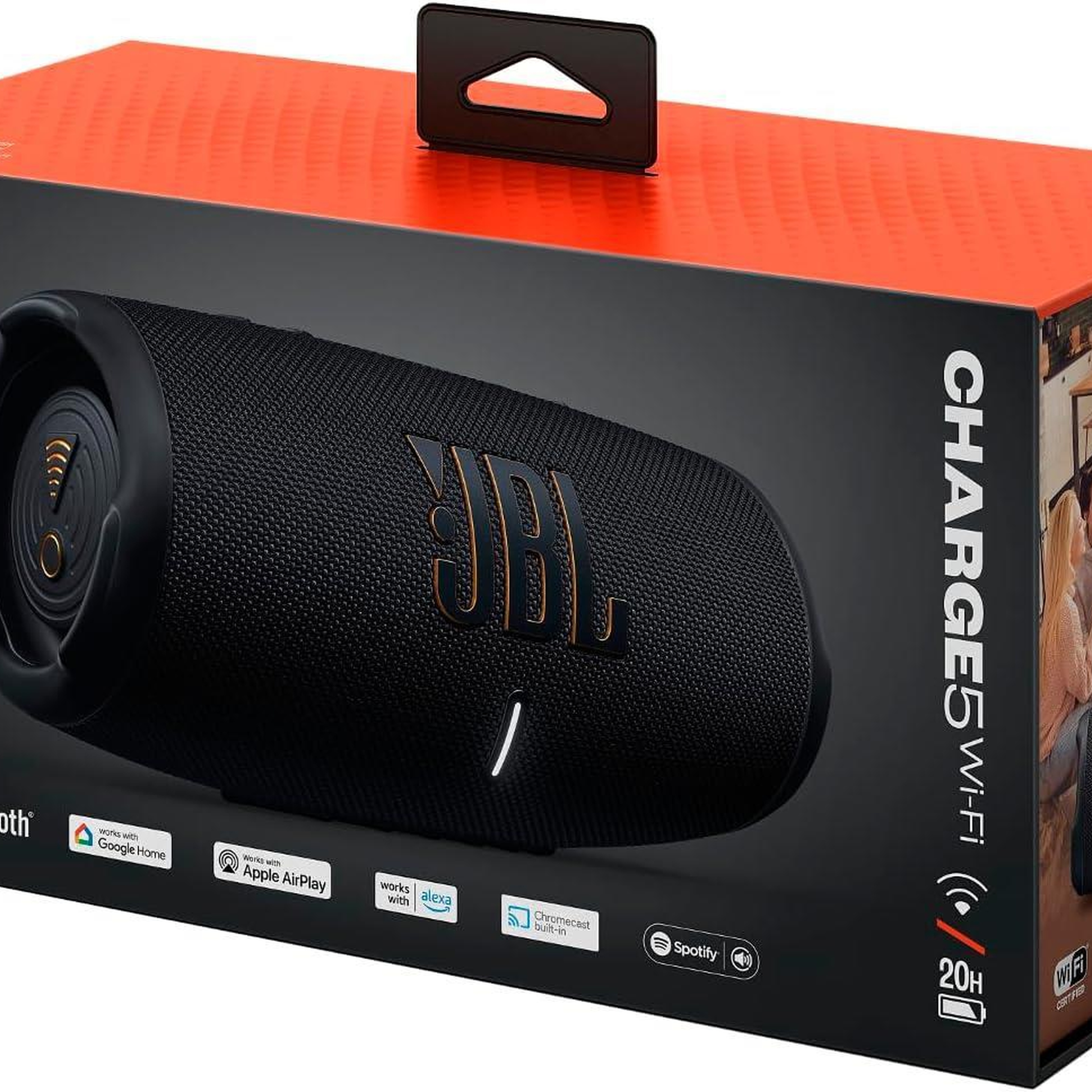 JBL Charge5 WiFi Hoparlör IP67, Siyah JB.JBLCHARGE5WIFIBLK_x000D_