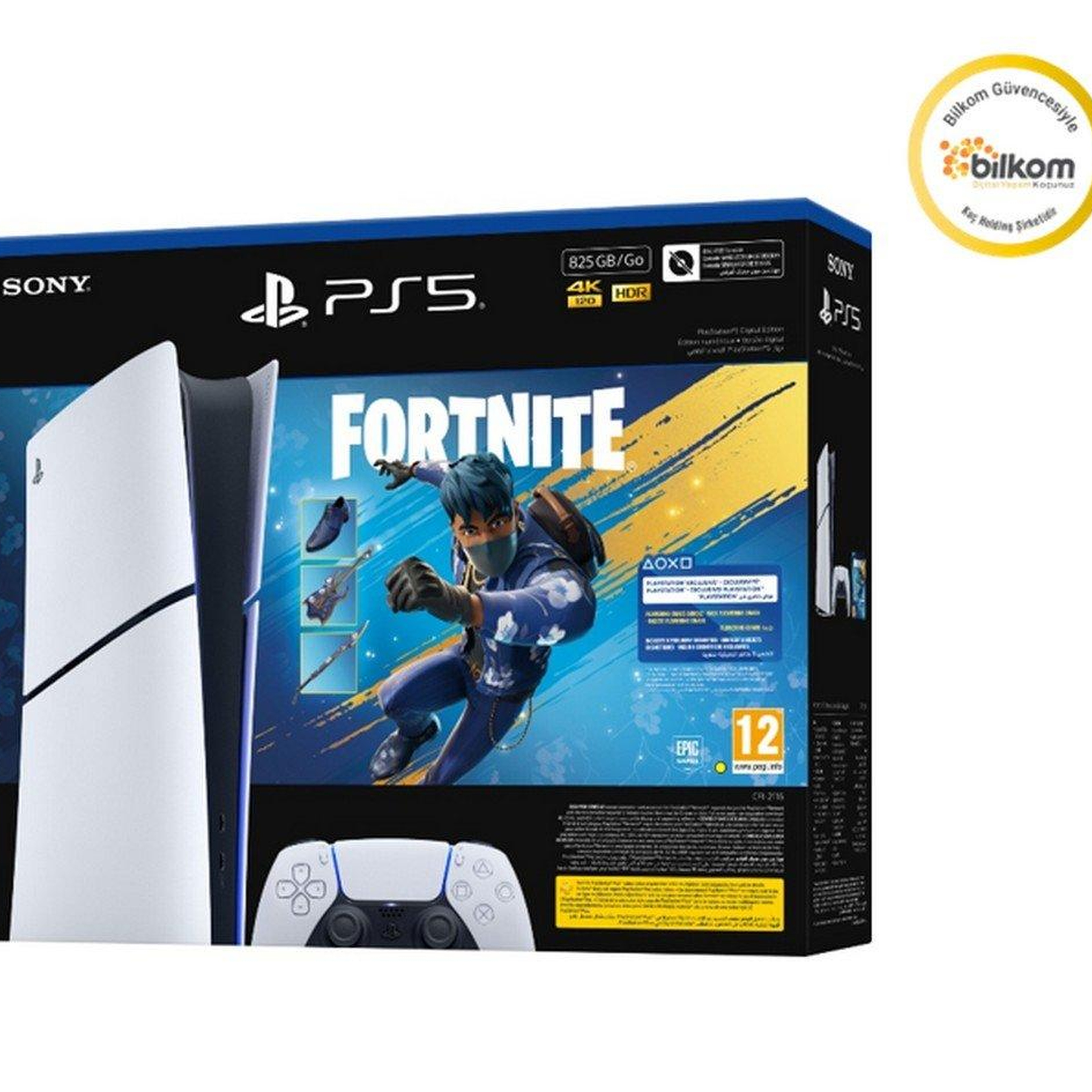 Sony Playstation 5 825 GB Dijital Fortnite V2 Bundle (Bilkom Garantili)