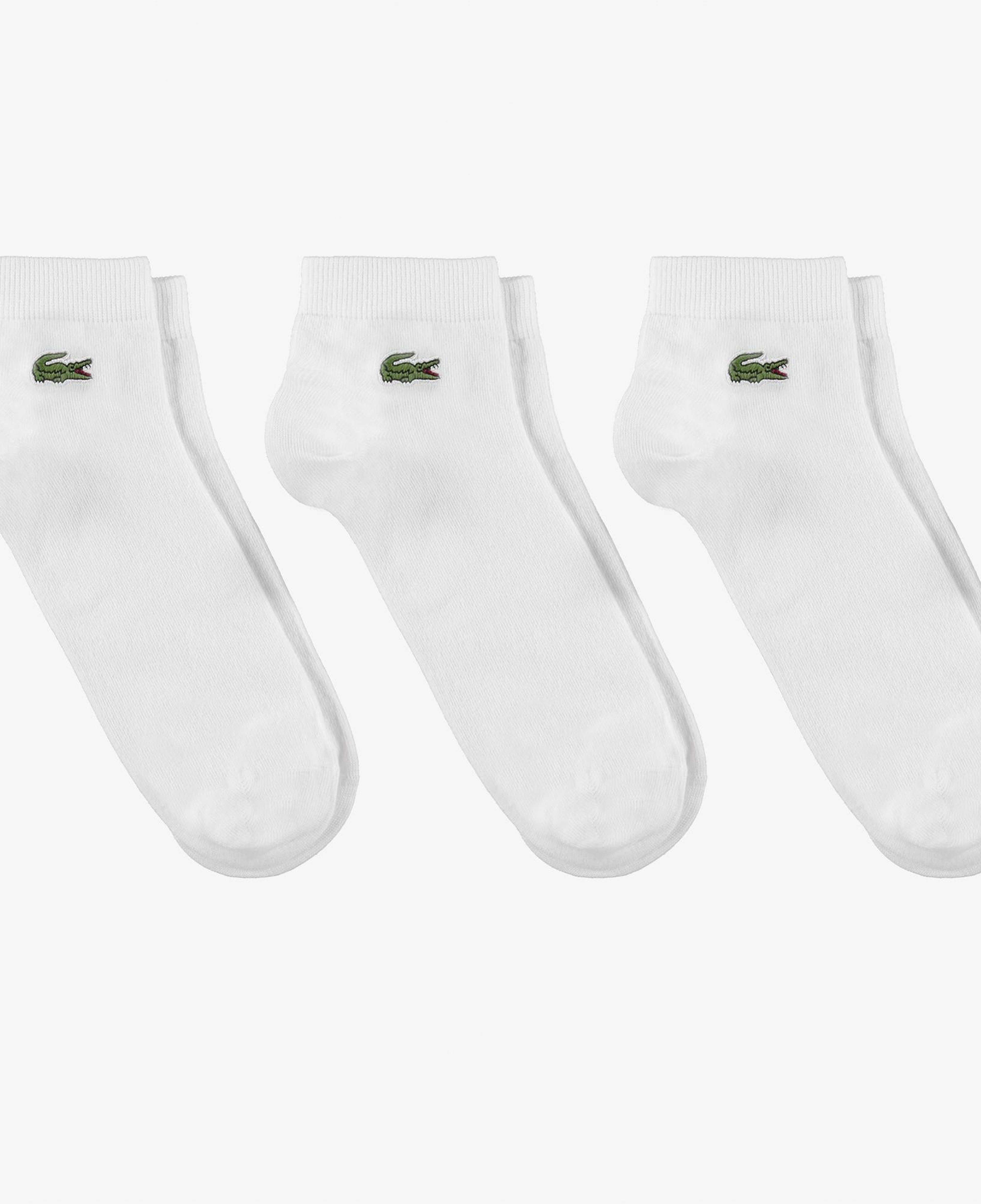 Lacoste Unisex Sport 3'lü Beyaz Çorap