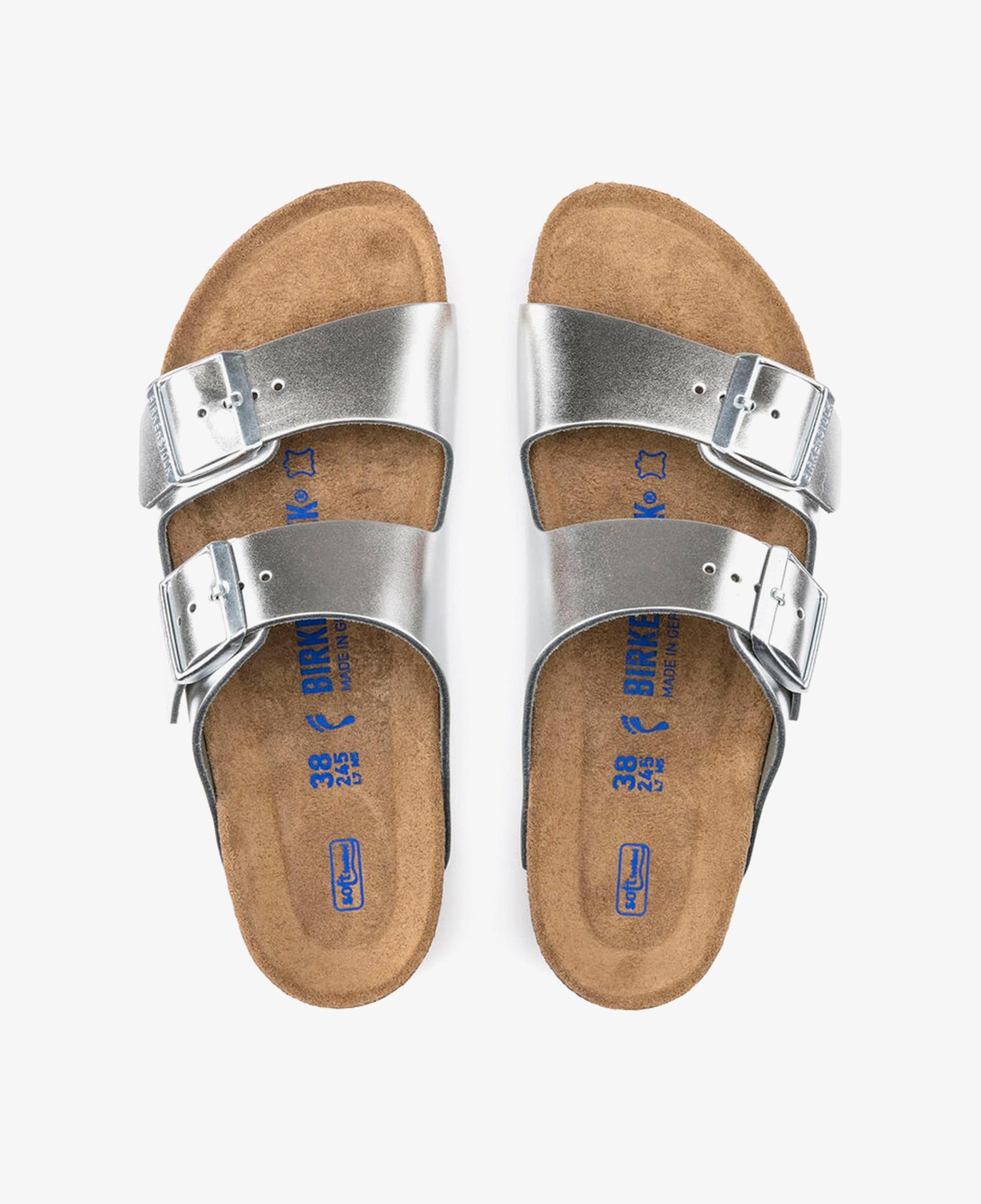 Birkenstock Arizona Kadın Metalik Gri Terlik