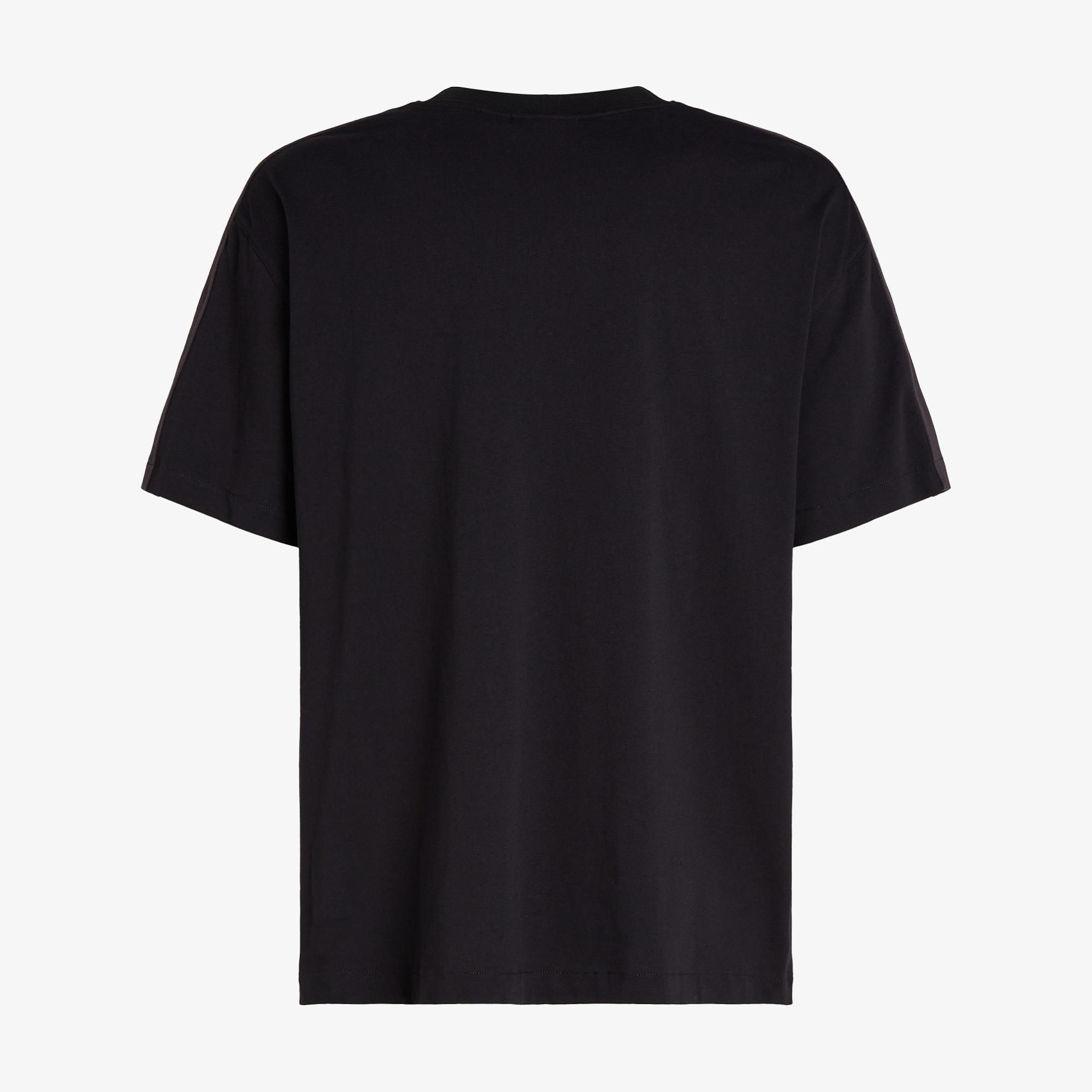 Calvin Klein Logo Tape Erkek Siyah T-Shirt