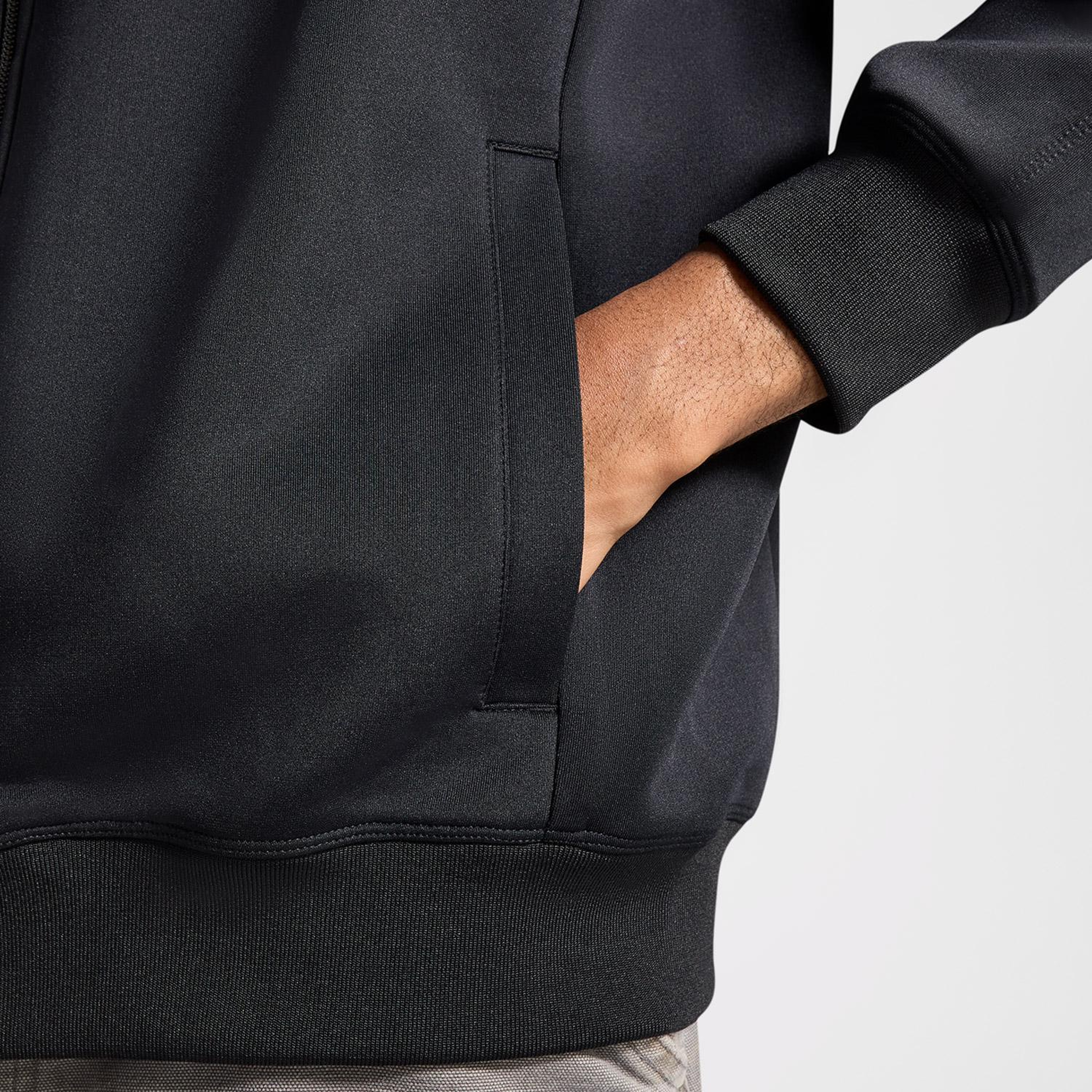 Converse Erkek Fermuarlı Siyah Eşofman Üstü