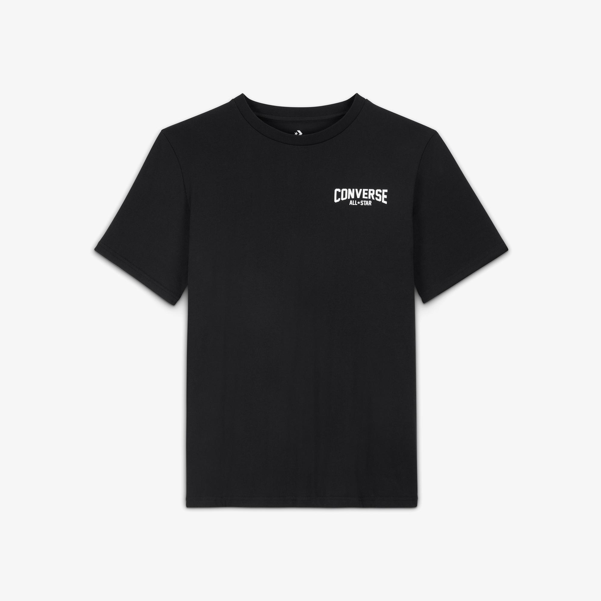 Converse Erkek Baskılı Siyah T-Shirt