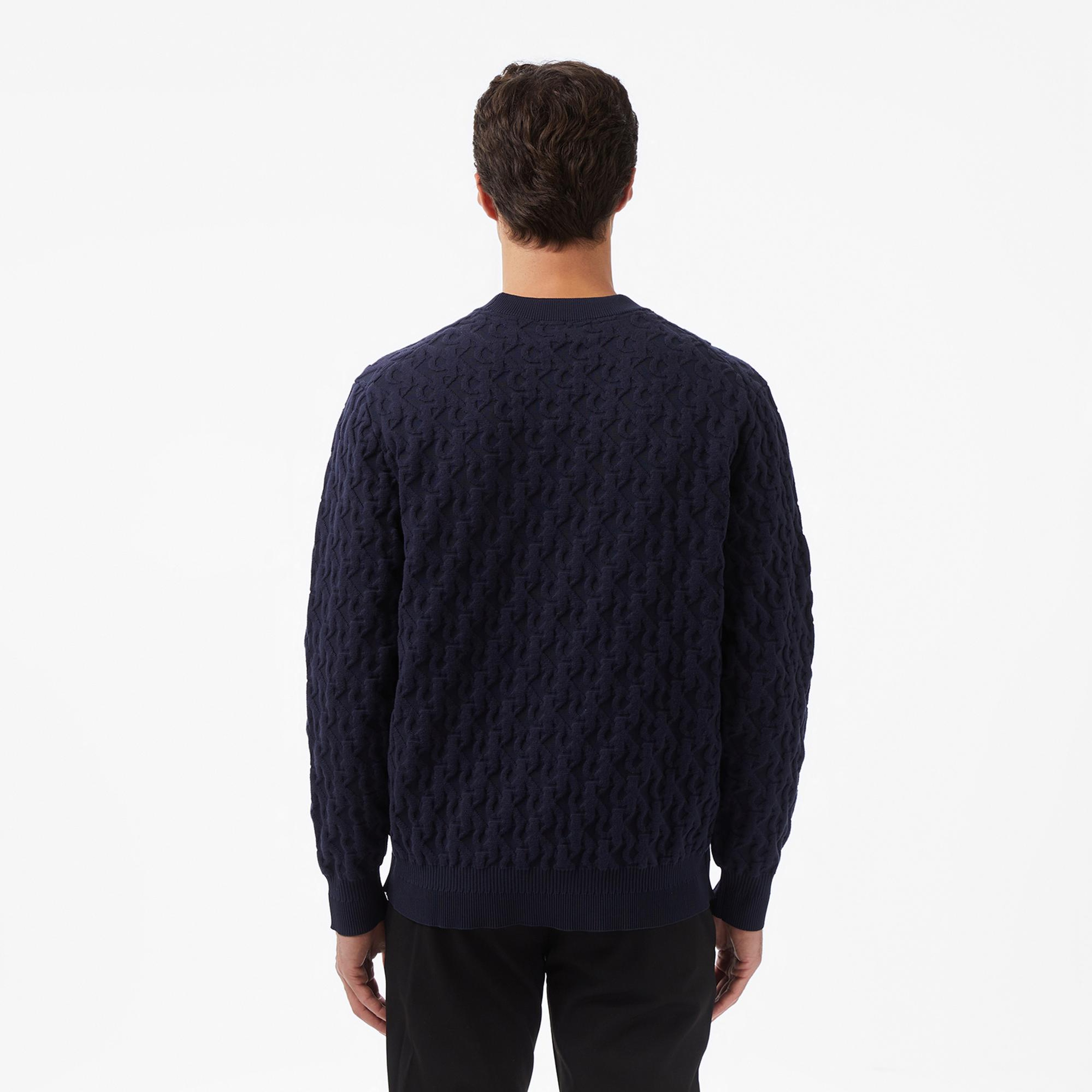 Calvin Klein Erkek Lacivert Kazak