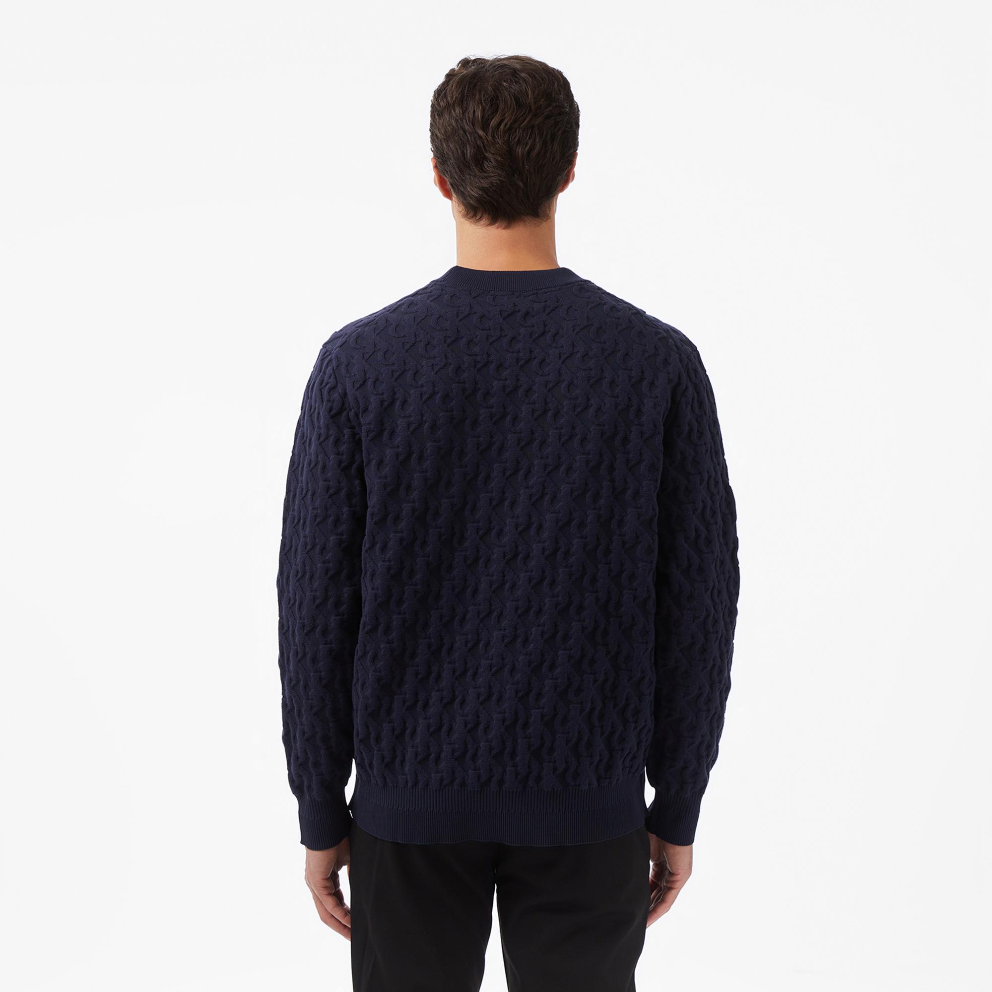 Calvin Klein Erkek Lacivert Kazak