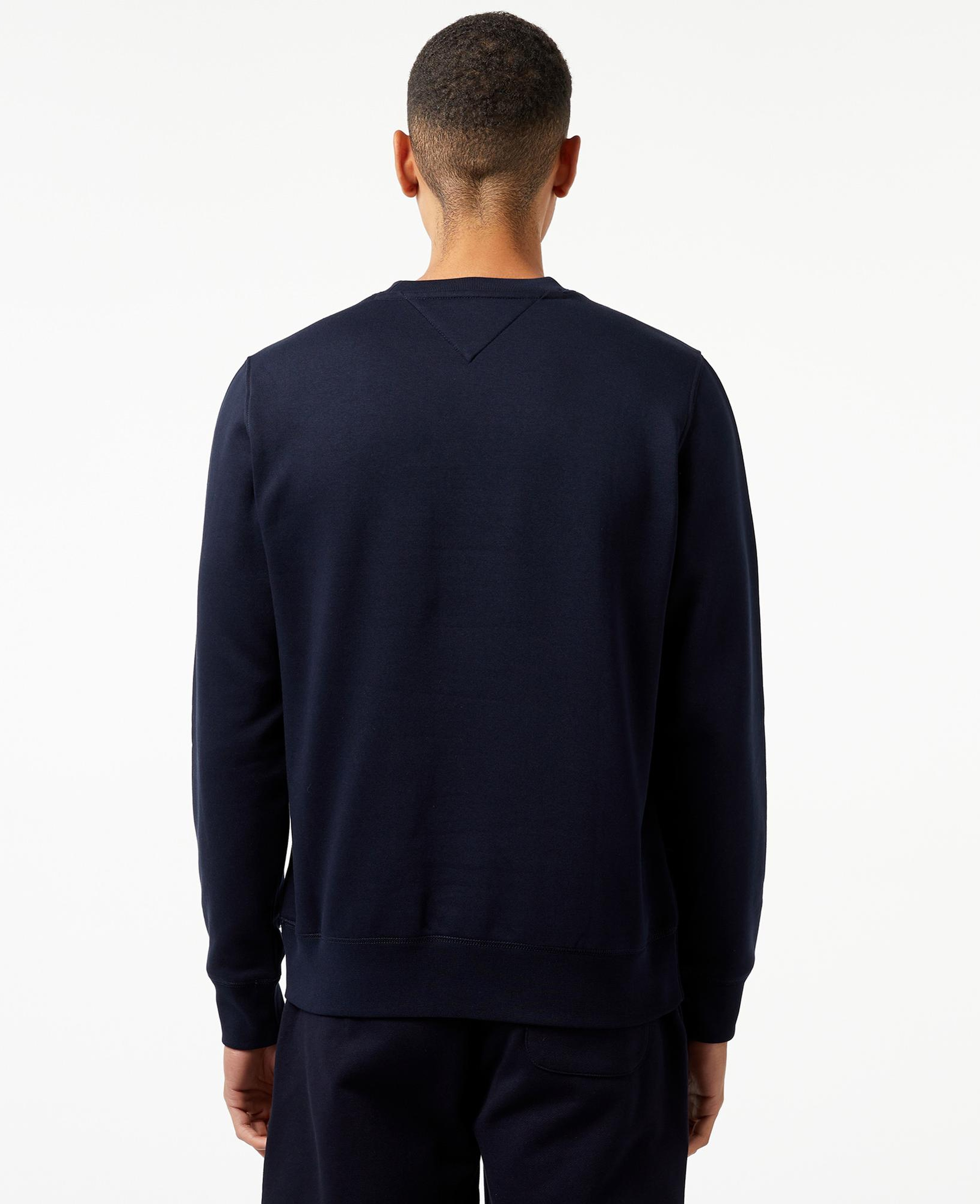 Tommy Hilfiger Tommy Logo Erkek Lacivert Sweatshirt