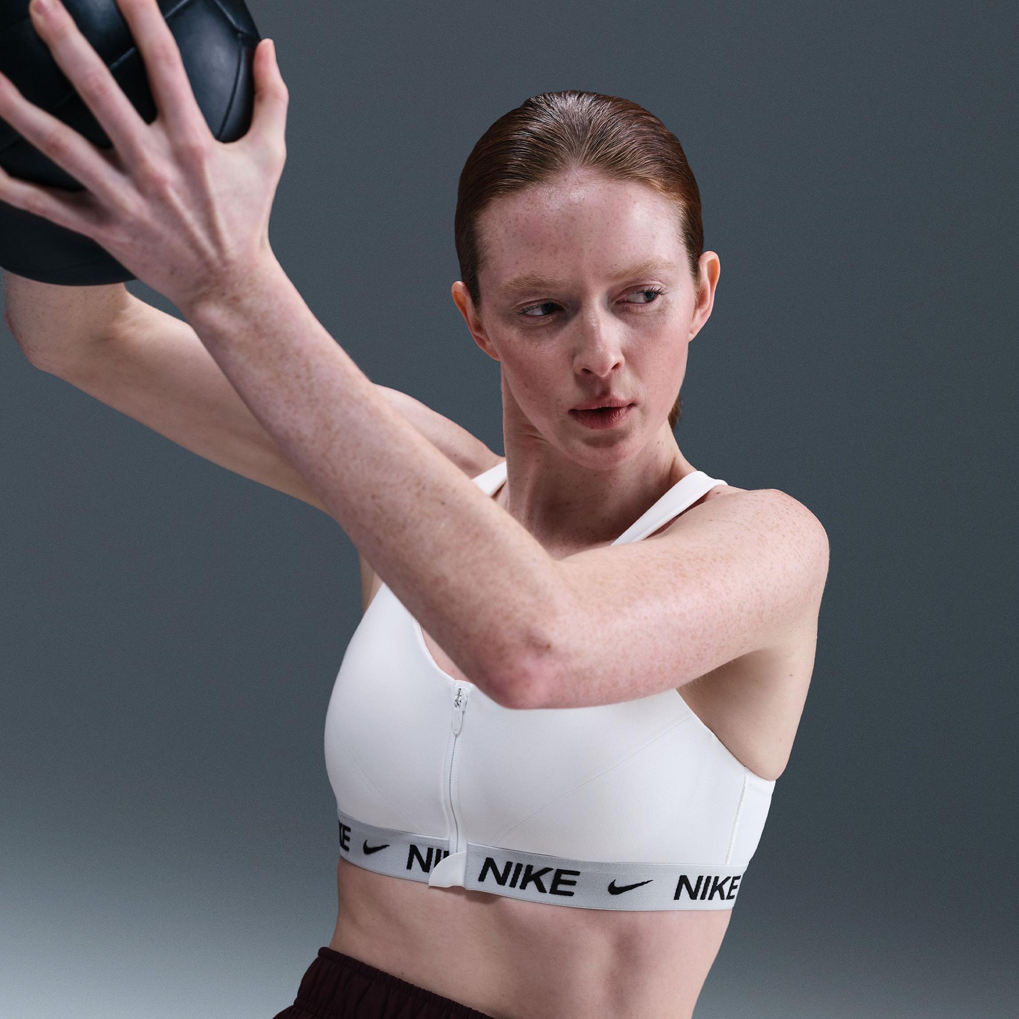 Nike Indy High Support Kadın Beyaz Bra