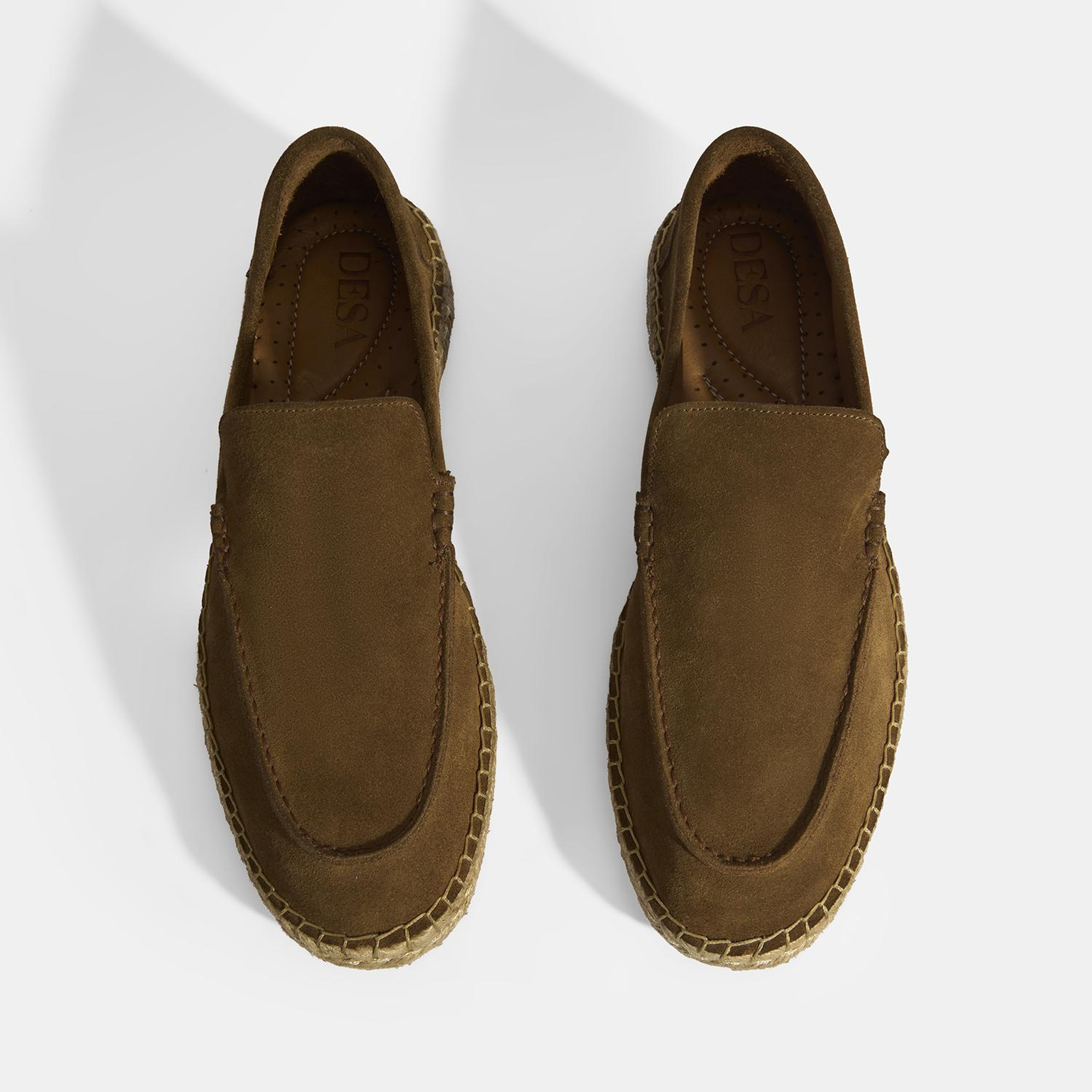 Erkek Taba Slip-On Süet Espadril