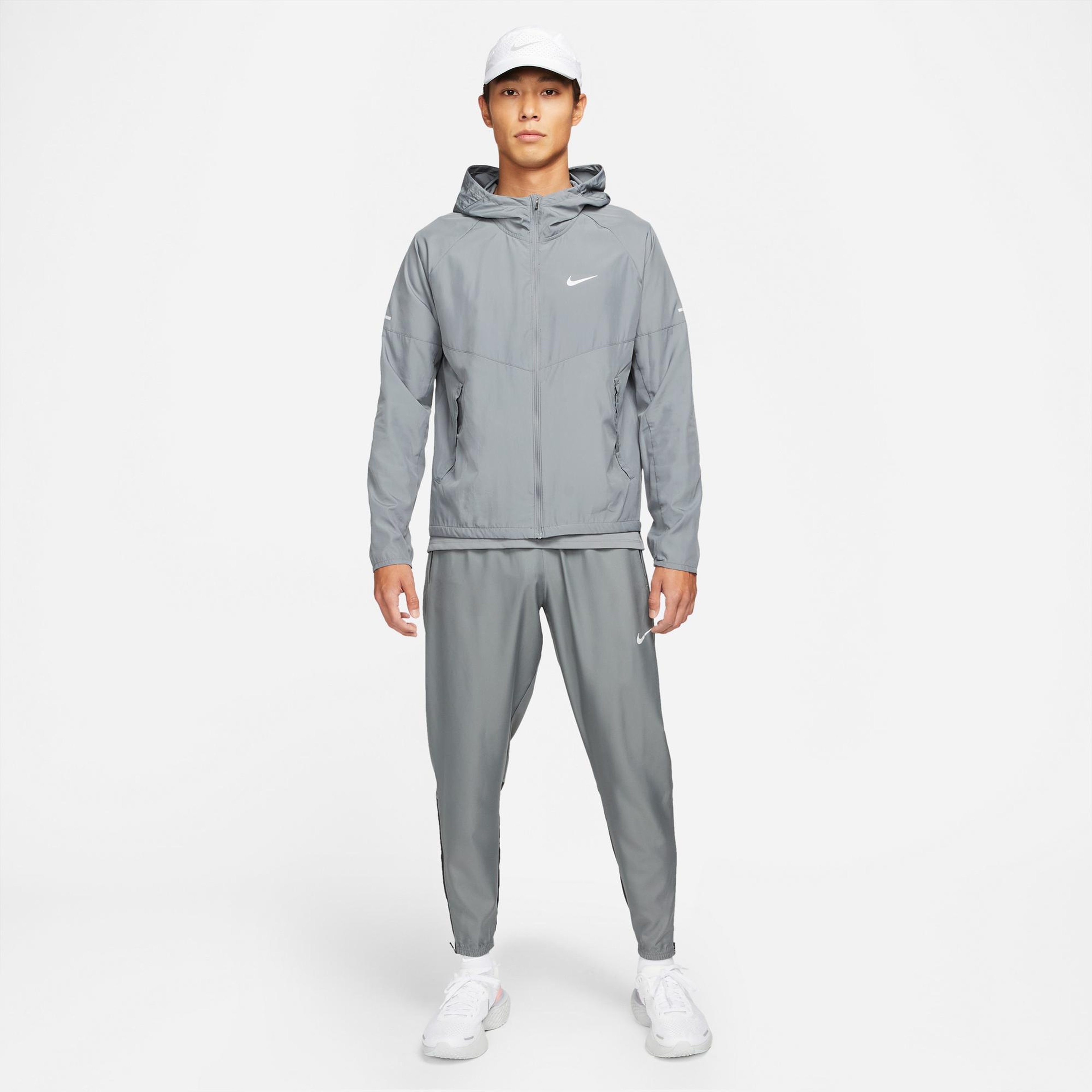 Nike Repel Miler Erkek Gri Rüzgarlık