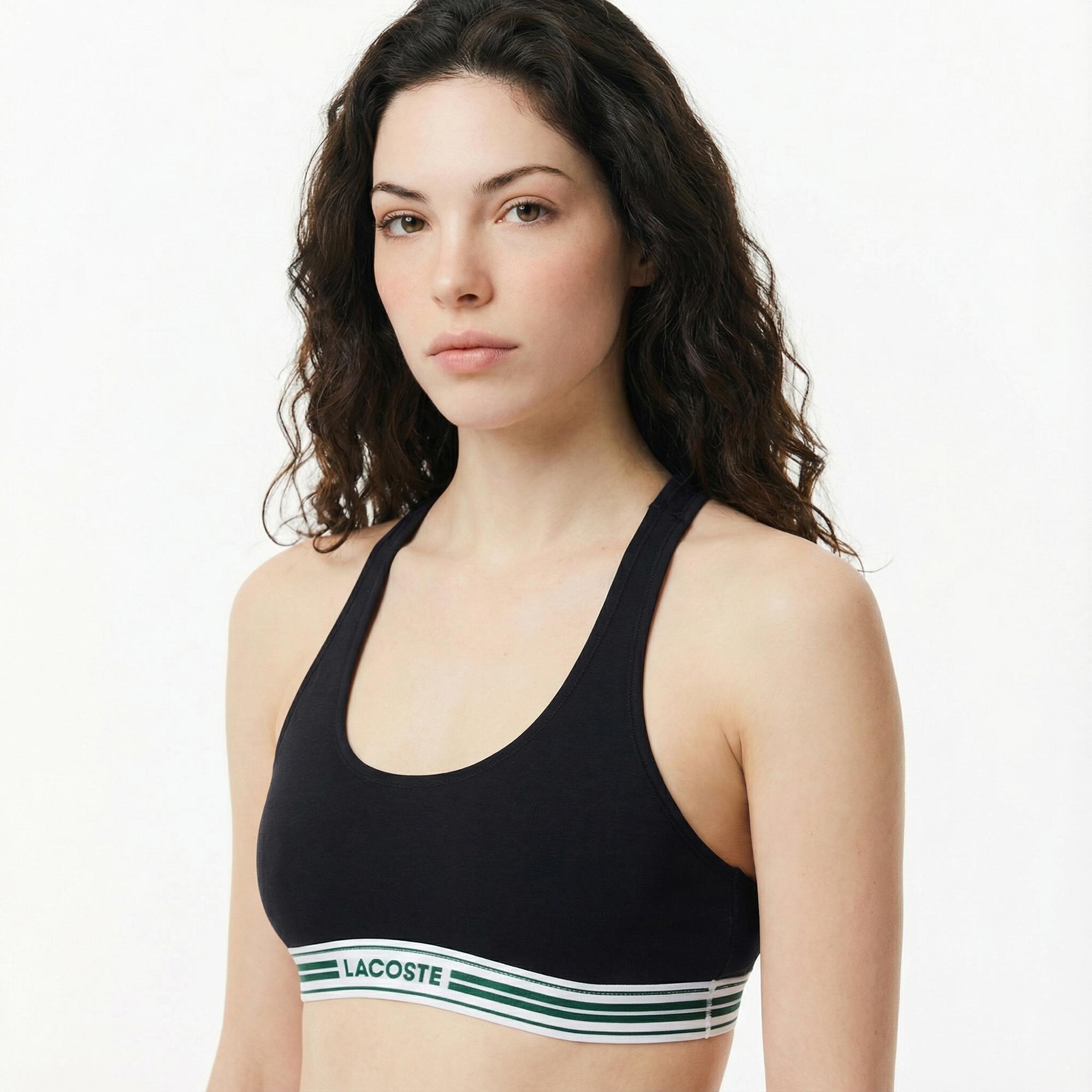 Lacoste Kadın Siyah Bra