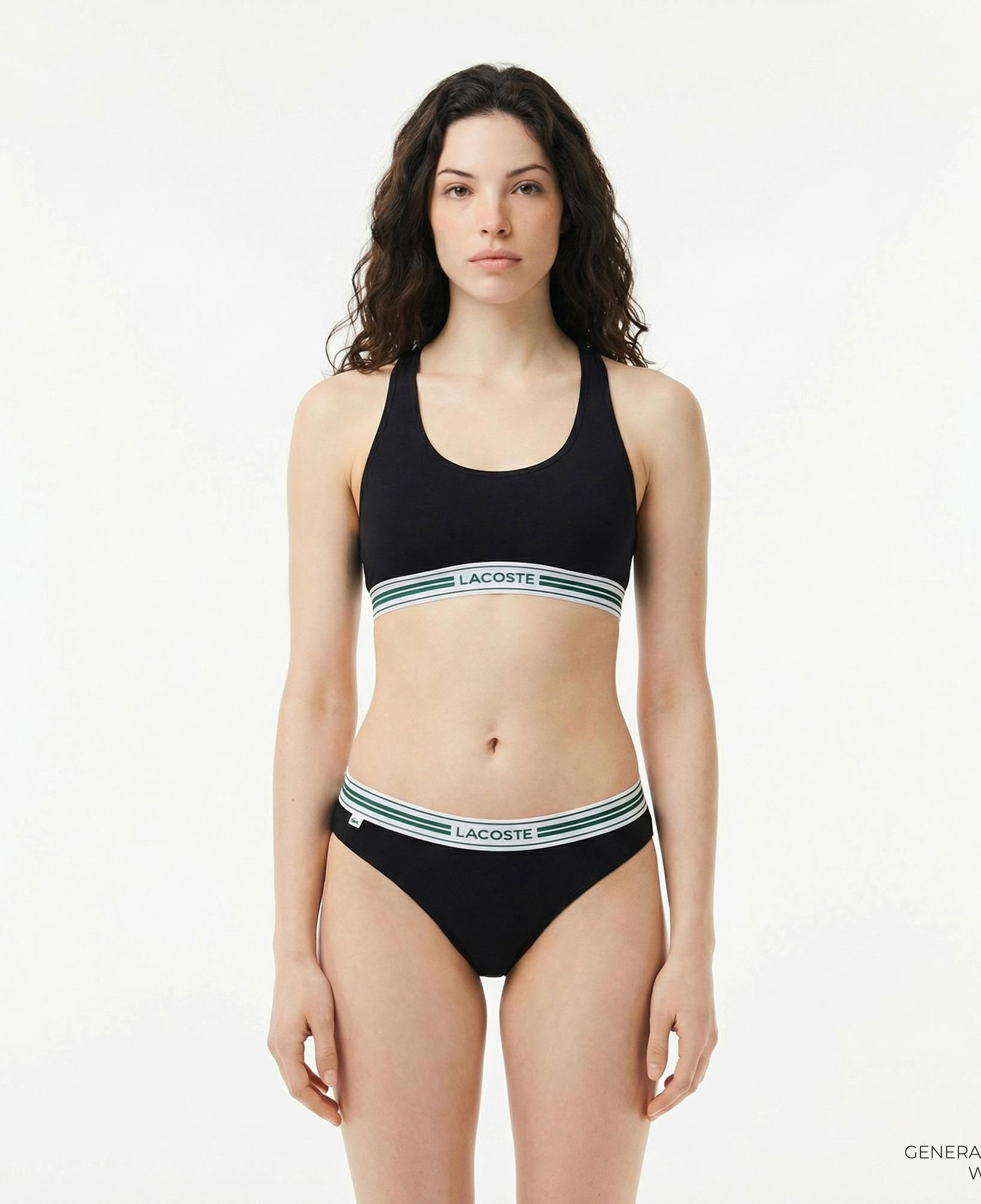 Lacoste Kadın Siyah Bra