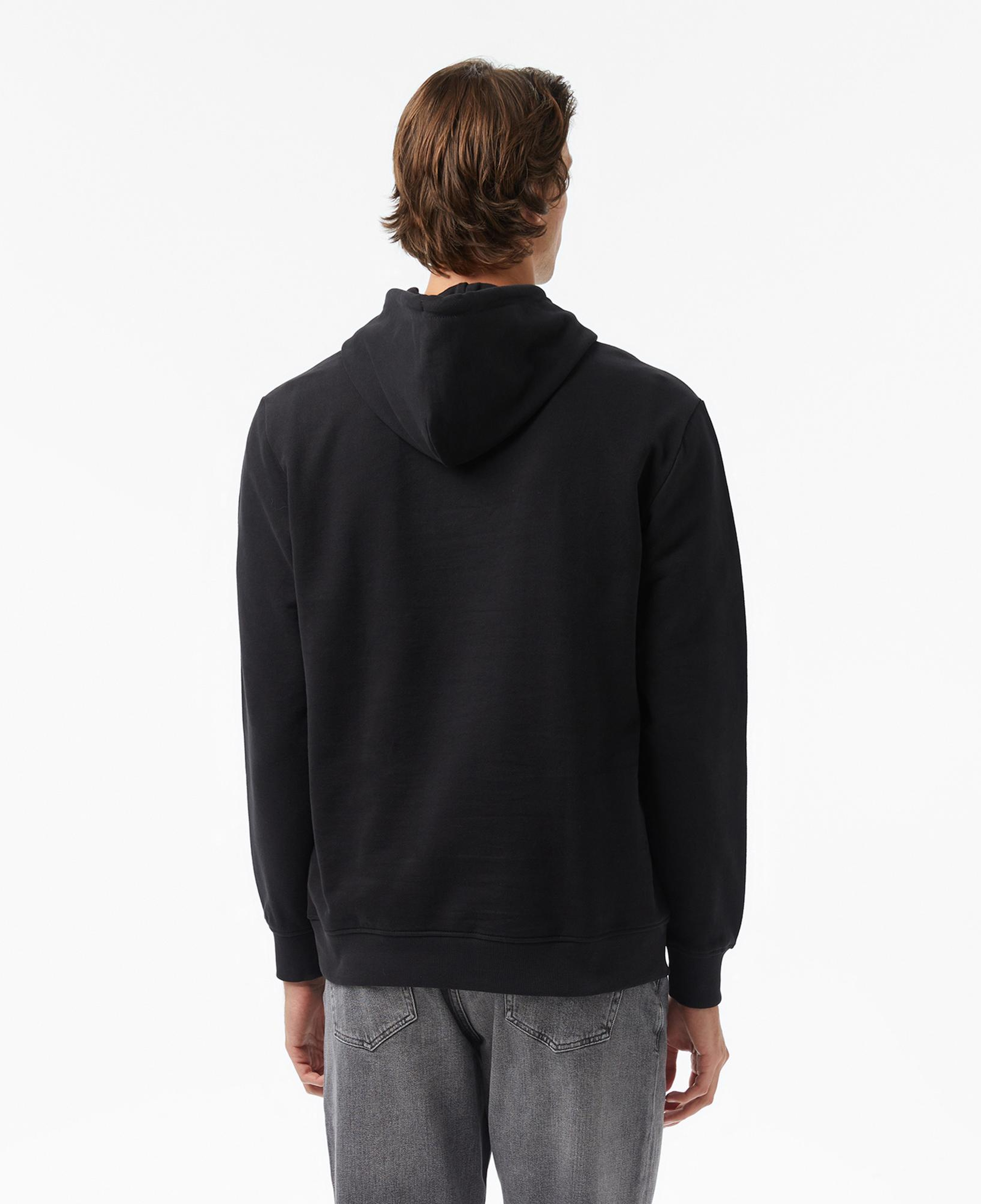 Tommy Hilfiger Twist Flag Erkek Siyah Hoodie