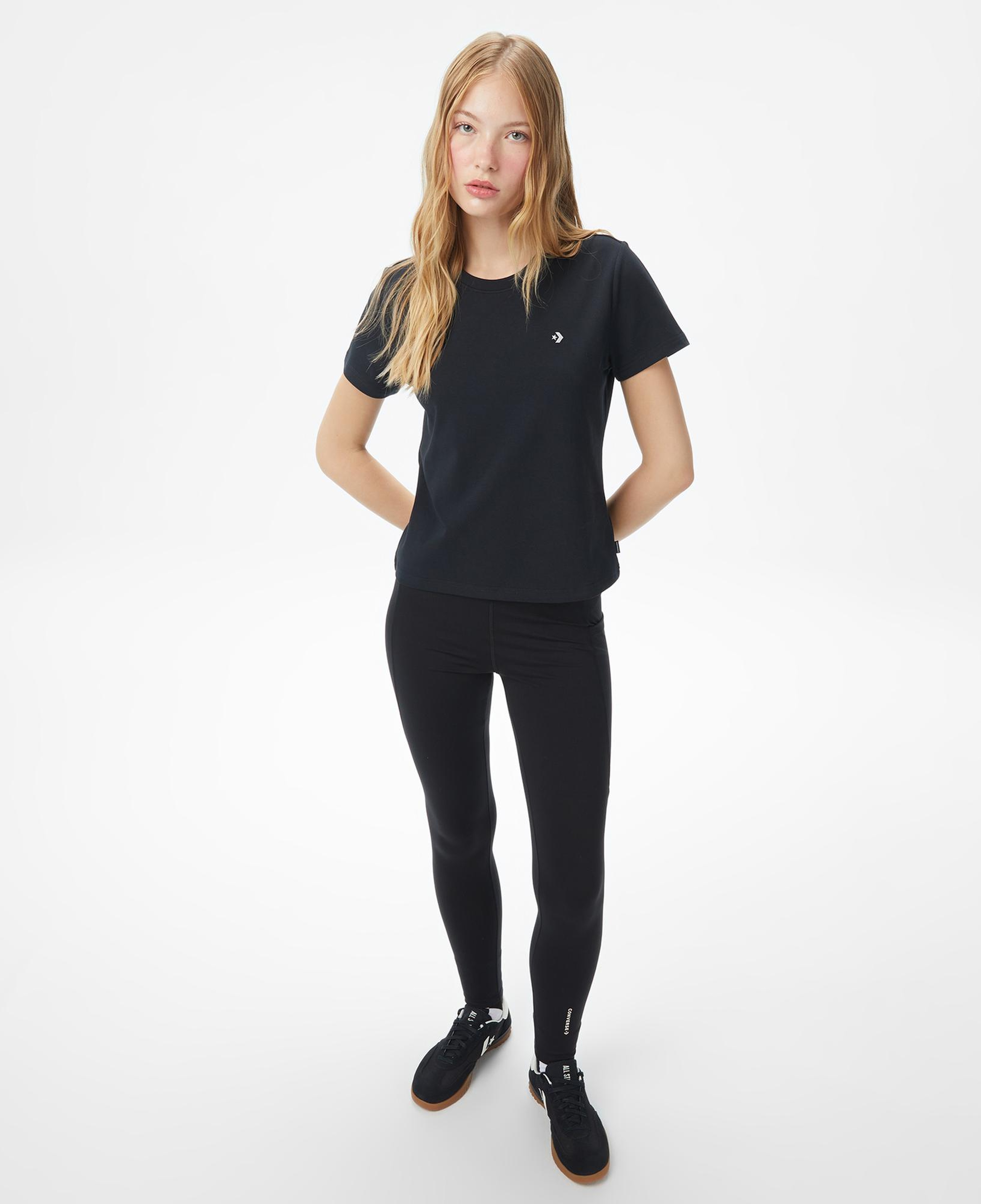 Converse Kadın Siyah Tayt