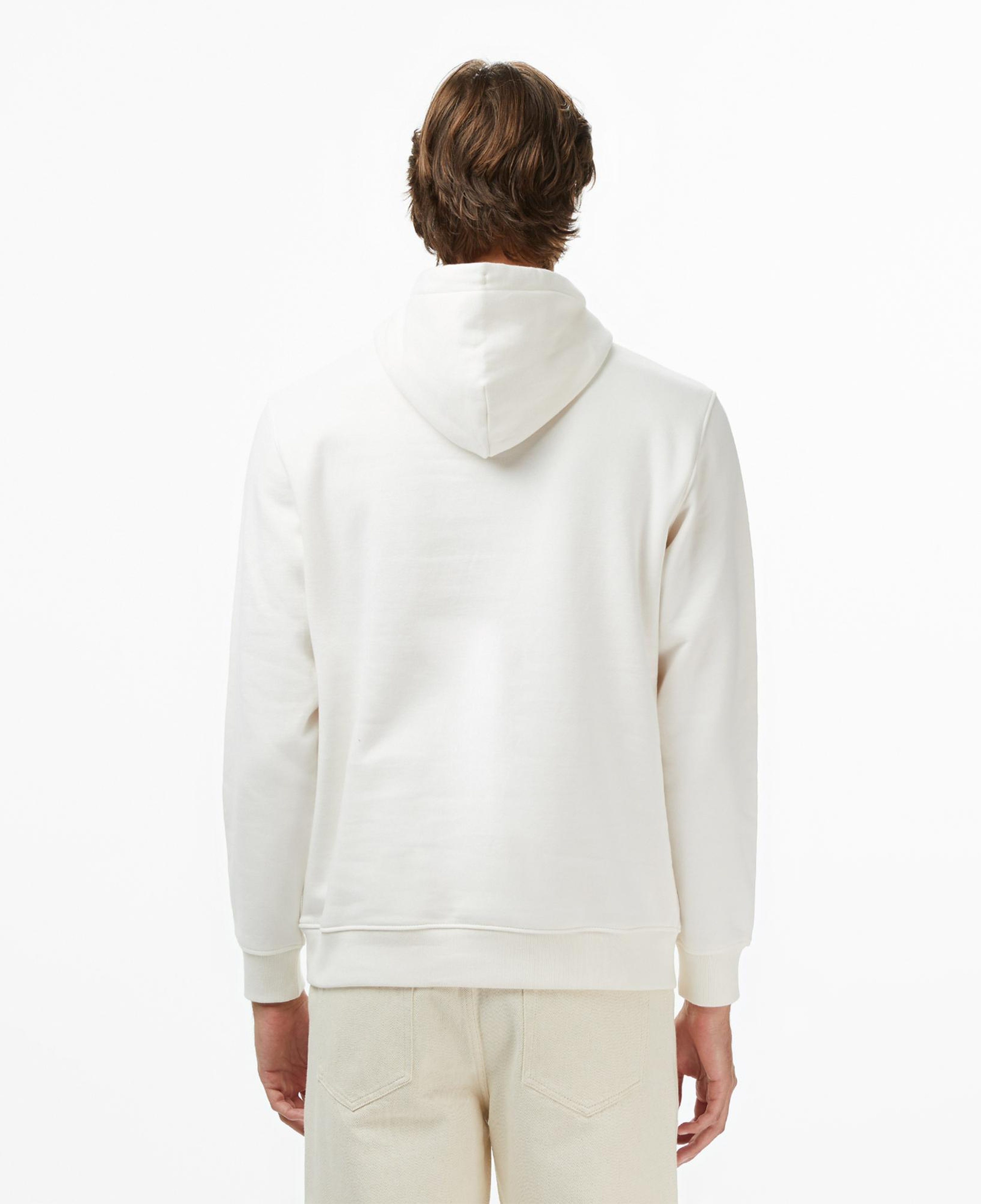 Tommy Jeans Regular Essential Flag Erkek Beyaz Hoodie