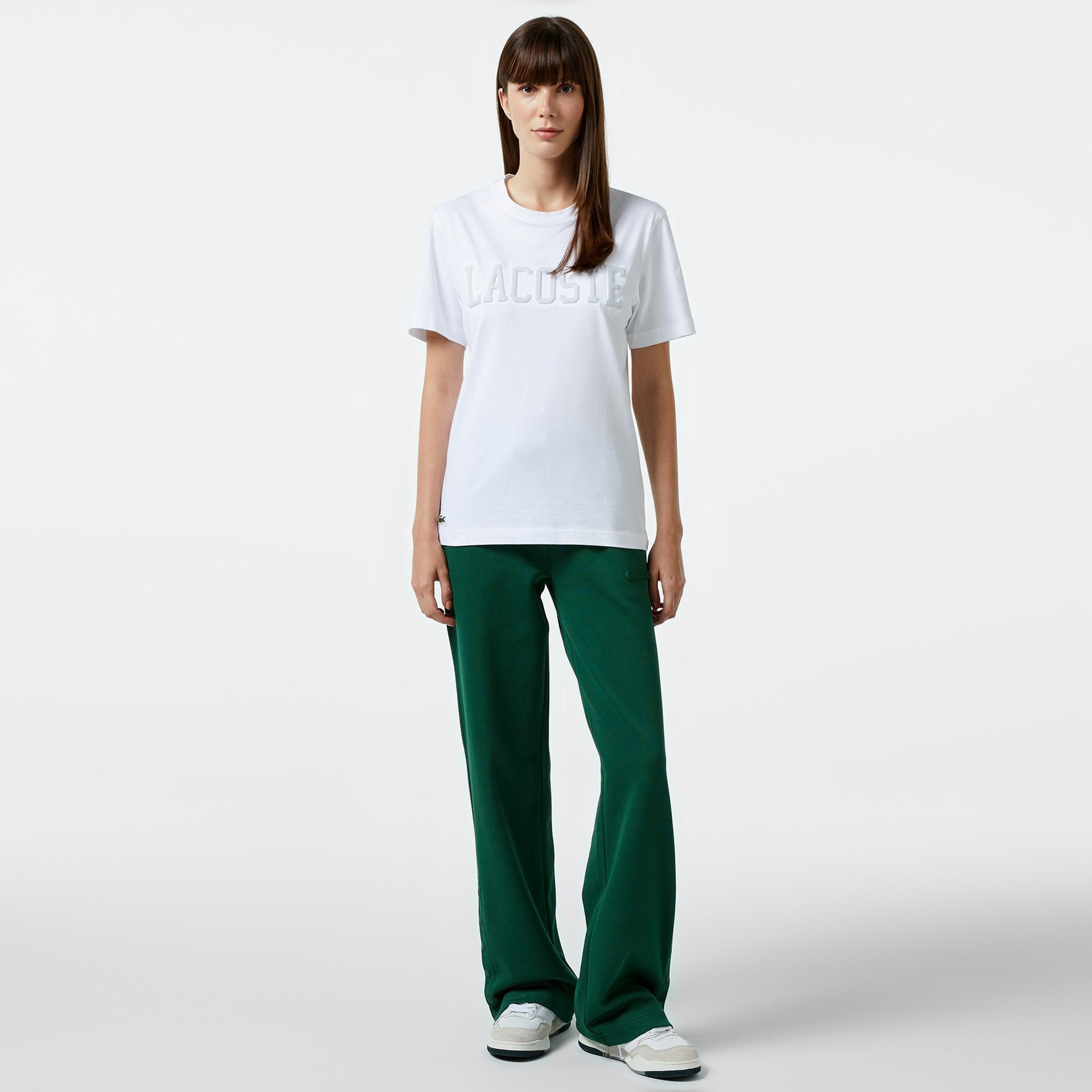 Lacoste Kadın Straight Fit Koyu Yeşil Eşofman Altı