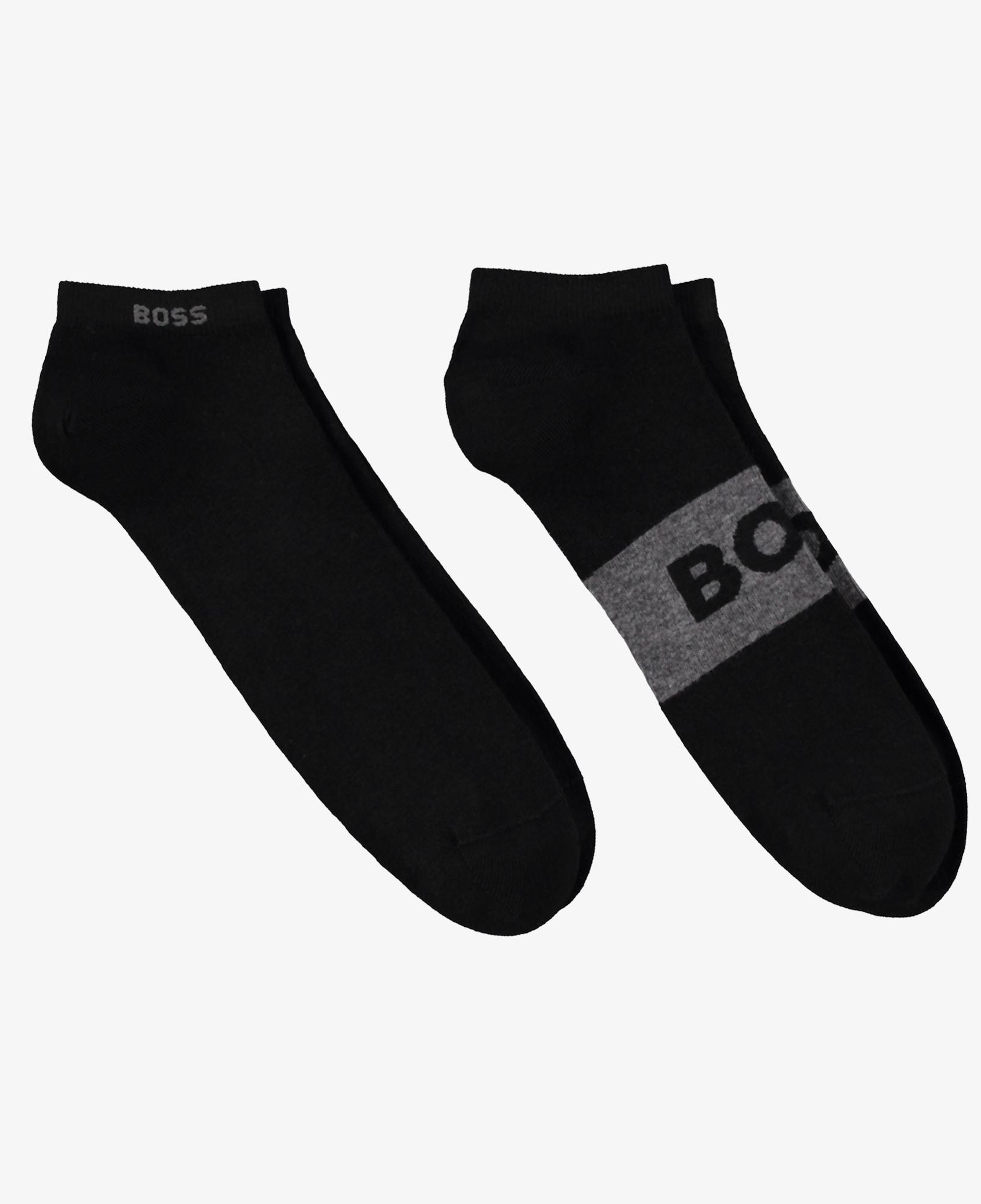 Boss Logo Erkek Siyah Çorap