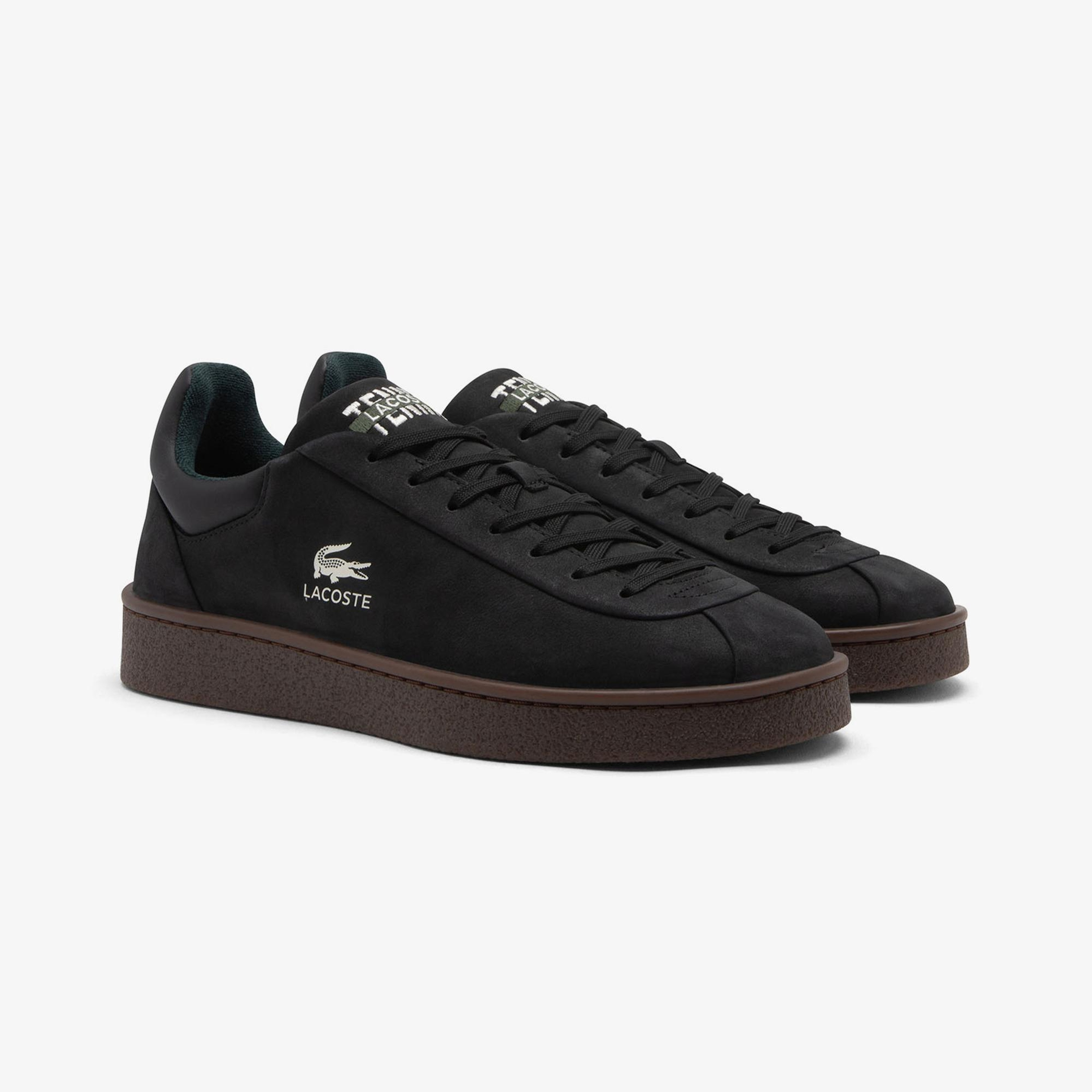 Lacoste Baseshot Premium Erkek Siyah Sneaker