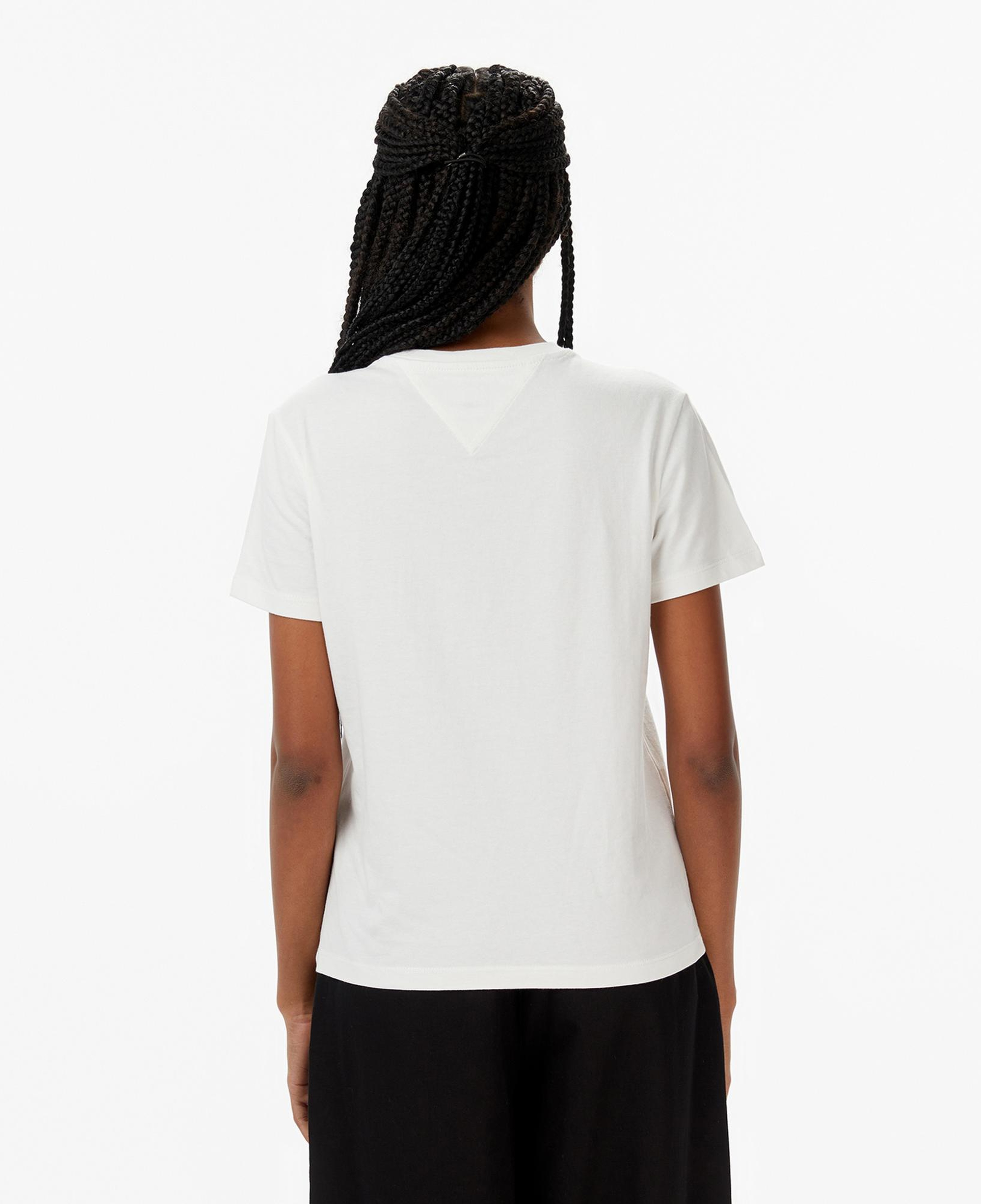 Tommy Jeans Regular Varsity Kadın Beyaz T-Shirt