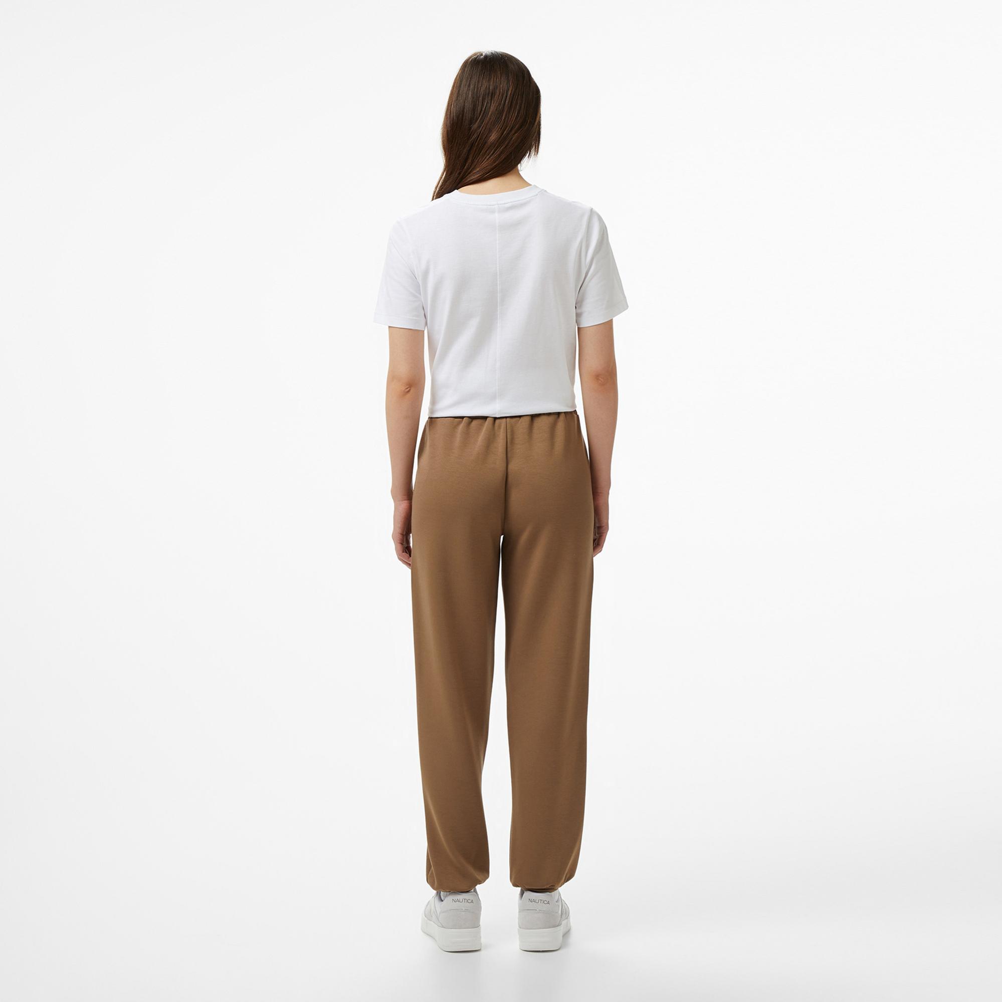 Nautica Kadın Kahverengi Regular Fit Eşofman Altı