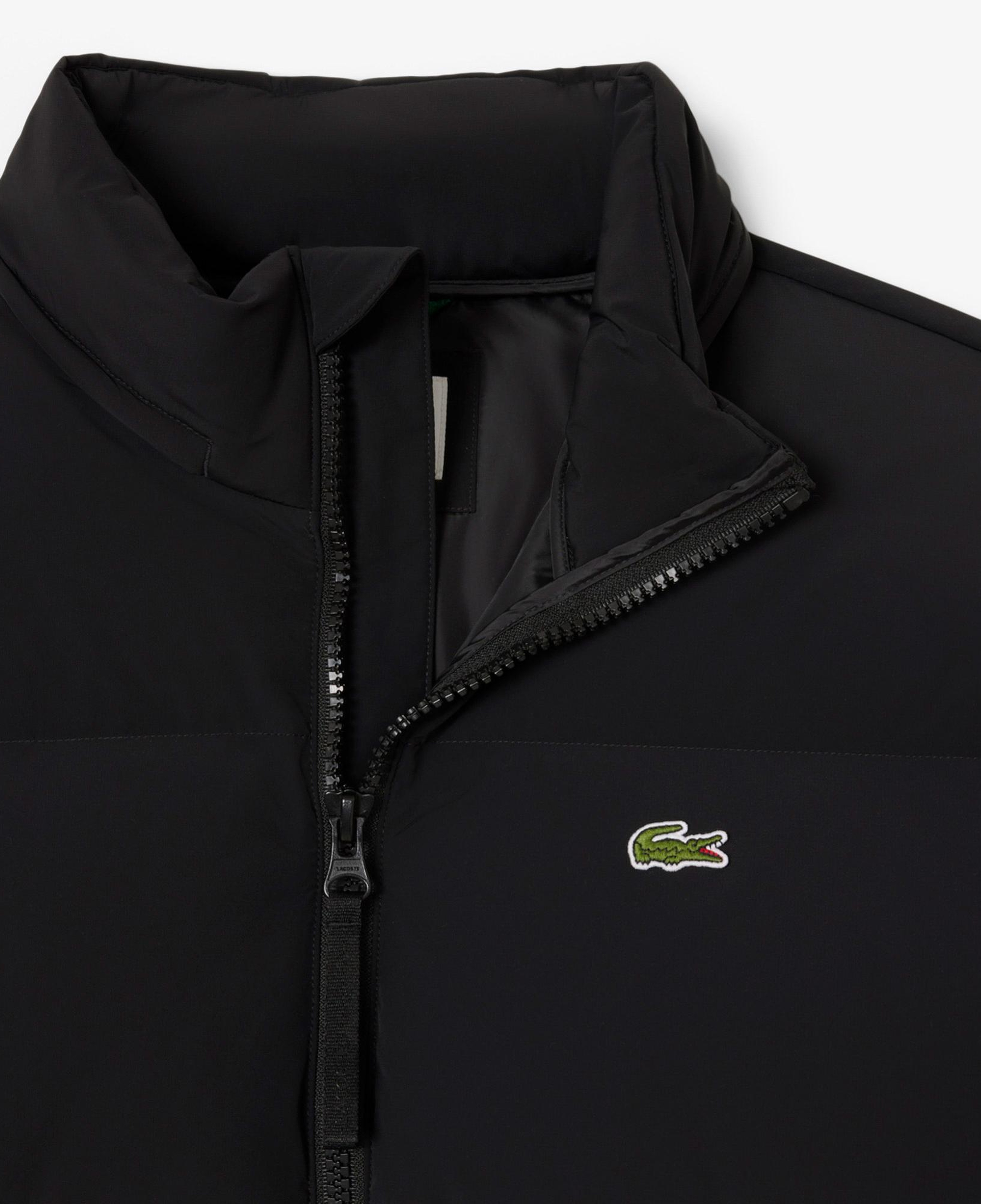 Lacoste Erkek Relaxed Fit Kapüşonlu Siyah Mont