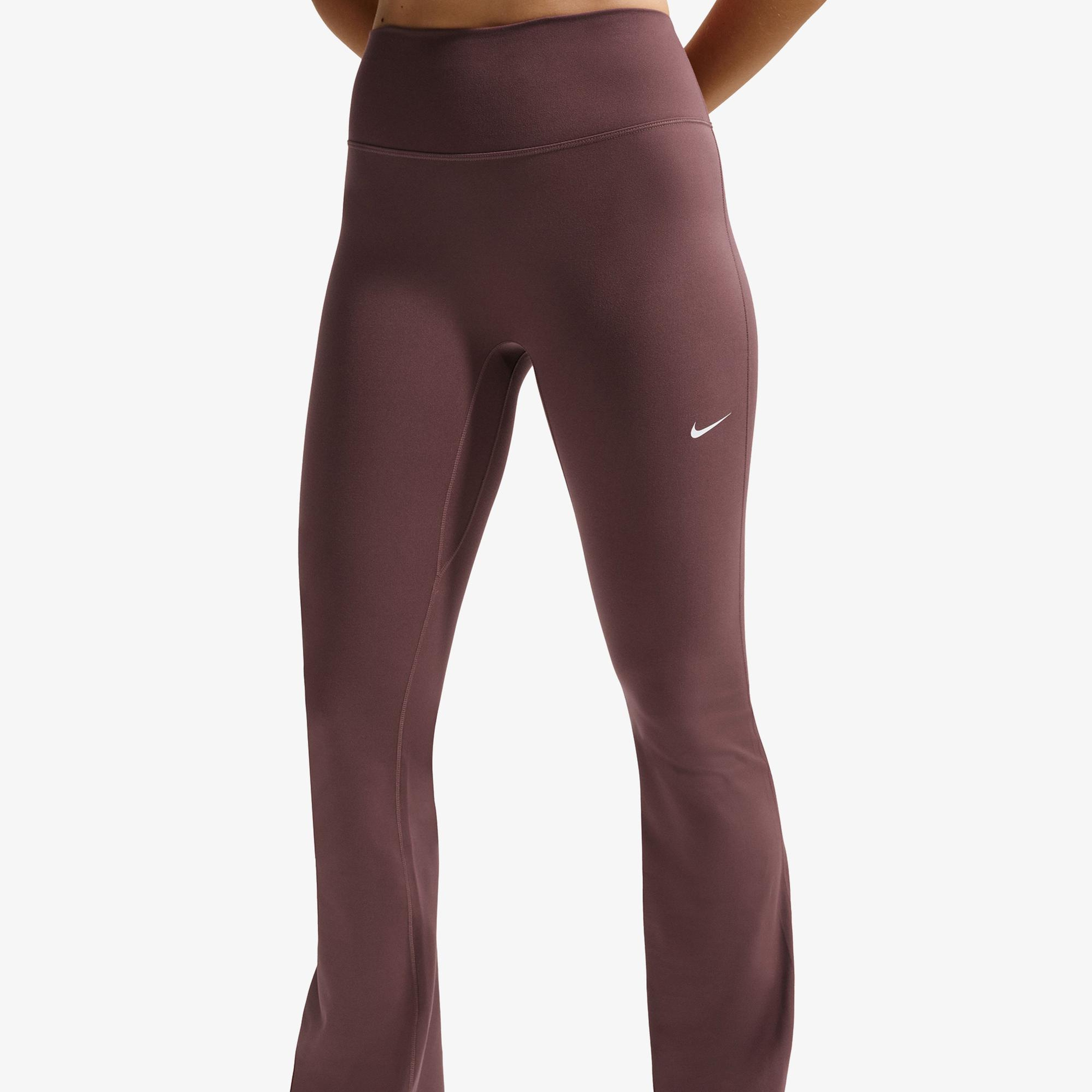 Nike Dri-Fit One Yüksek Belli Kadın Kahverengi Tayt