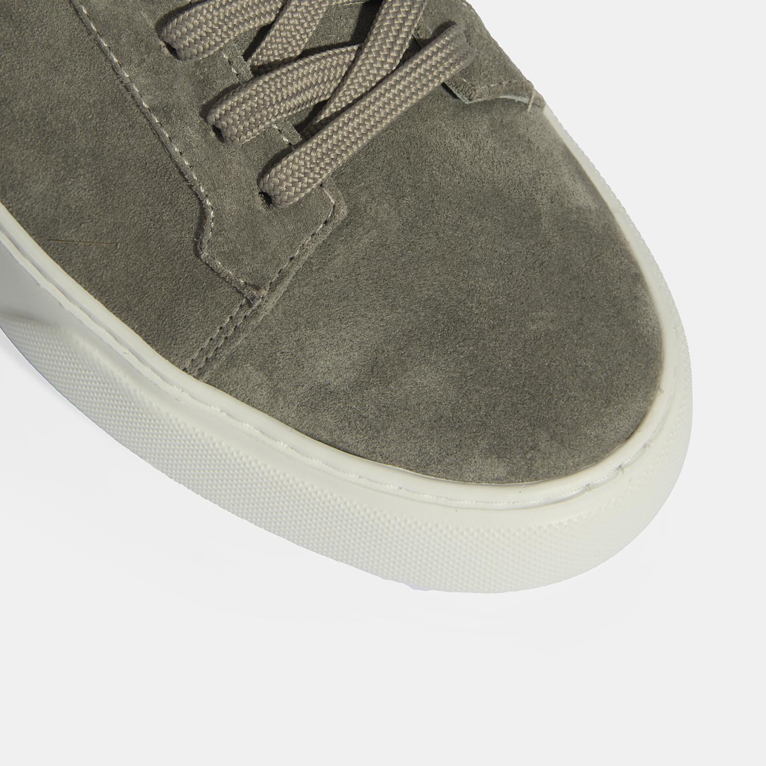 Gri Erkek Bağcıklı Süet Günlük Ayakkabı