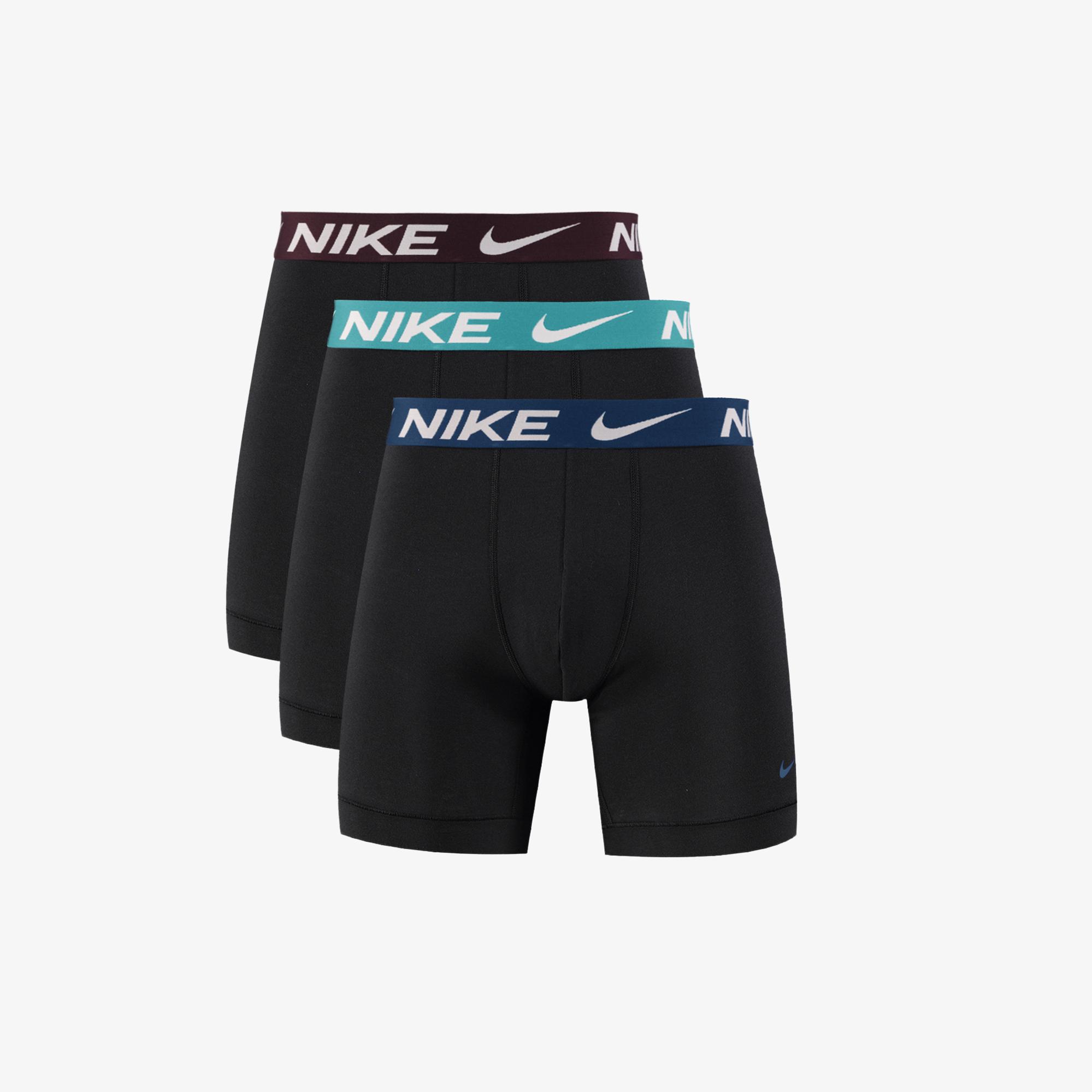 Nike Brief 3' lü Erkek Siyah Boxer