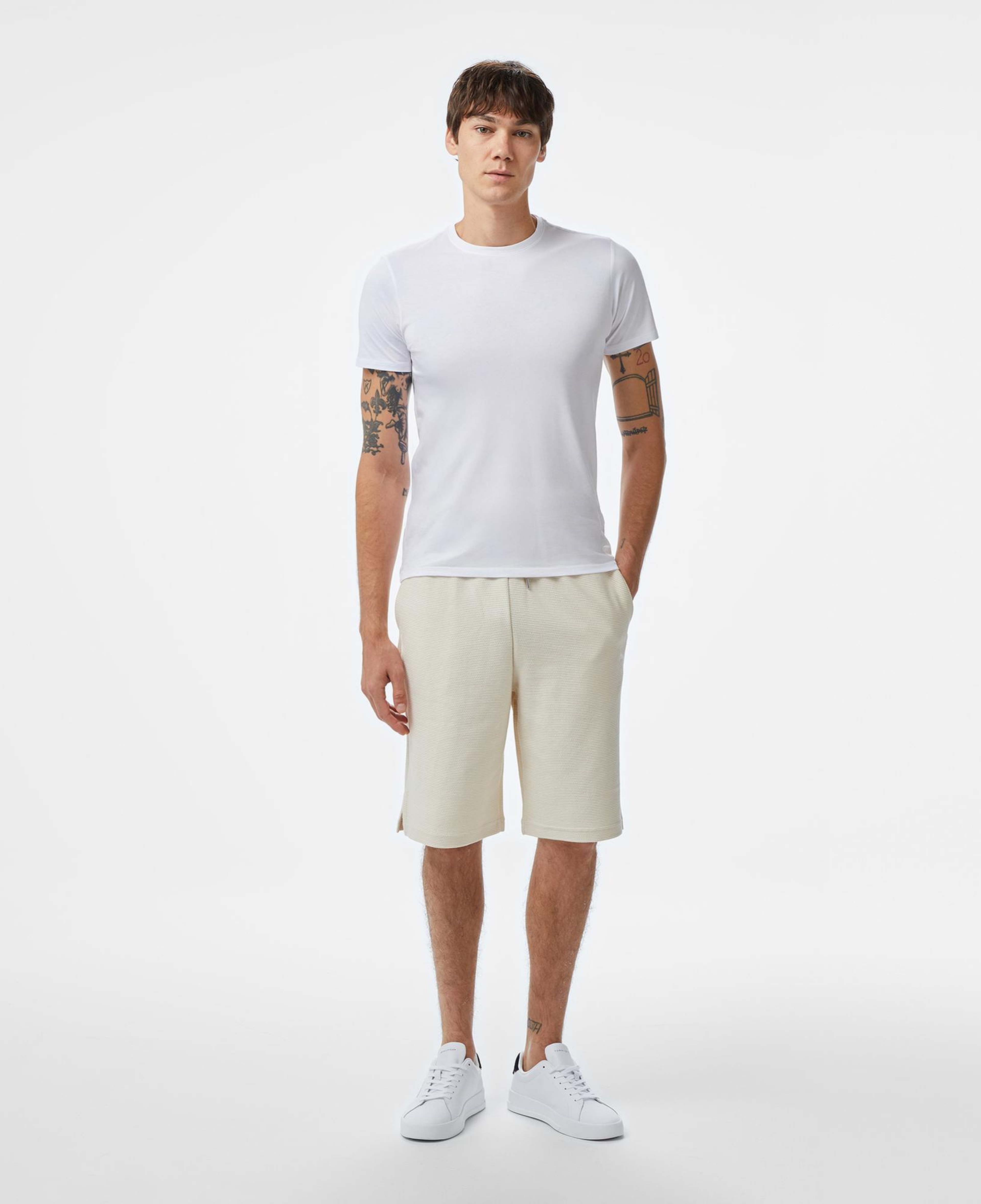 Puma Premium Jacquard Erkek Krem Rengi Şort