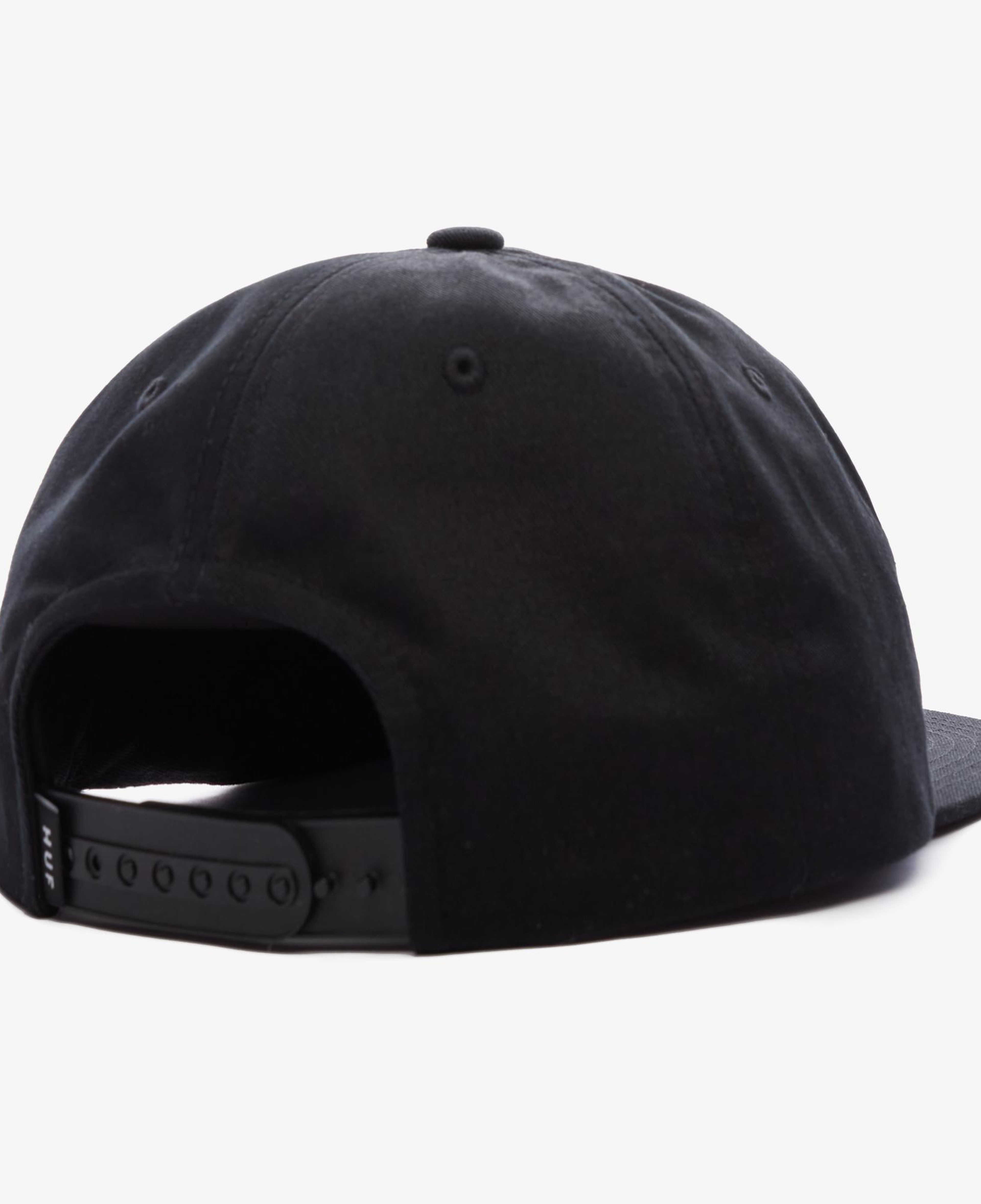 HUF Ess Unstructured Box Snapback Erkek Siyah Şapka