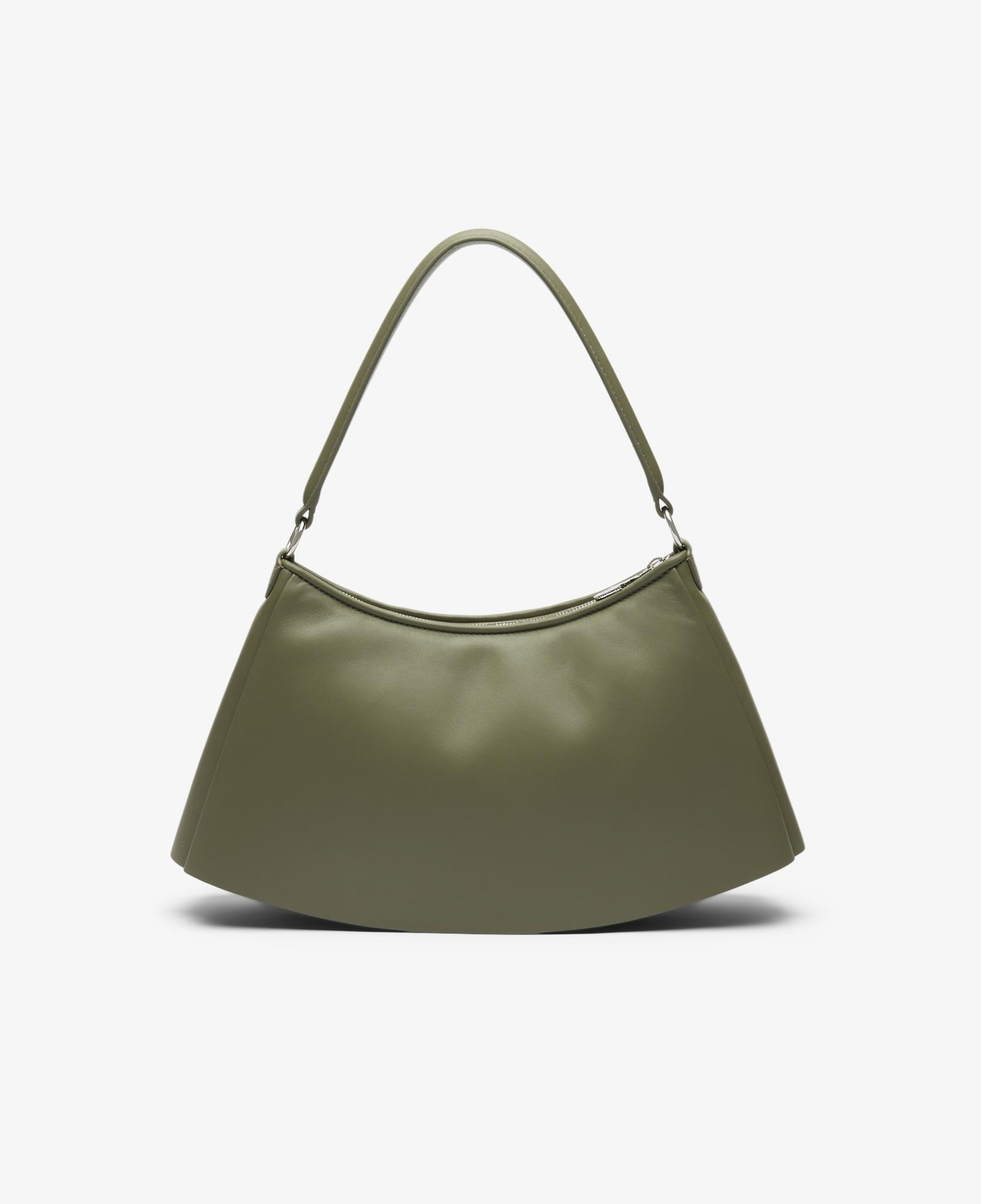 Lacoste Medium Lenglen Kadın Deri Haki Omuz Çantası