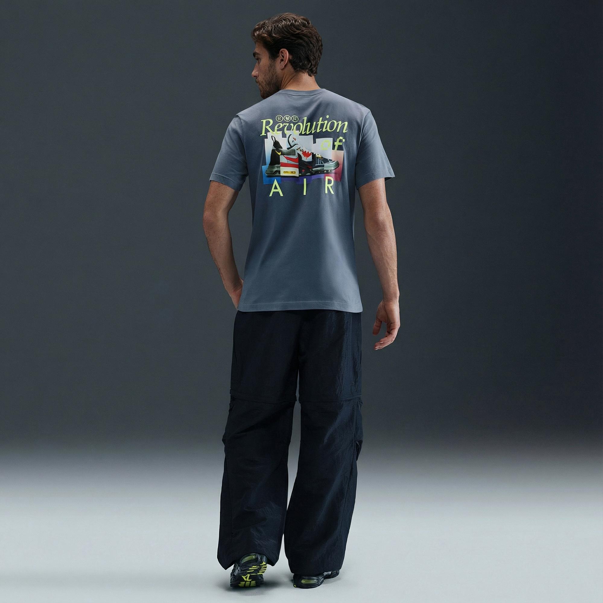 Nike Sportswear Erkek Mavi T-Shirt