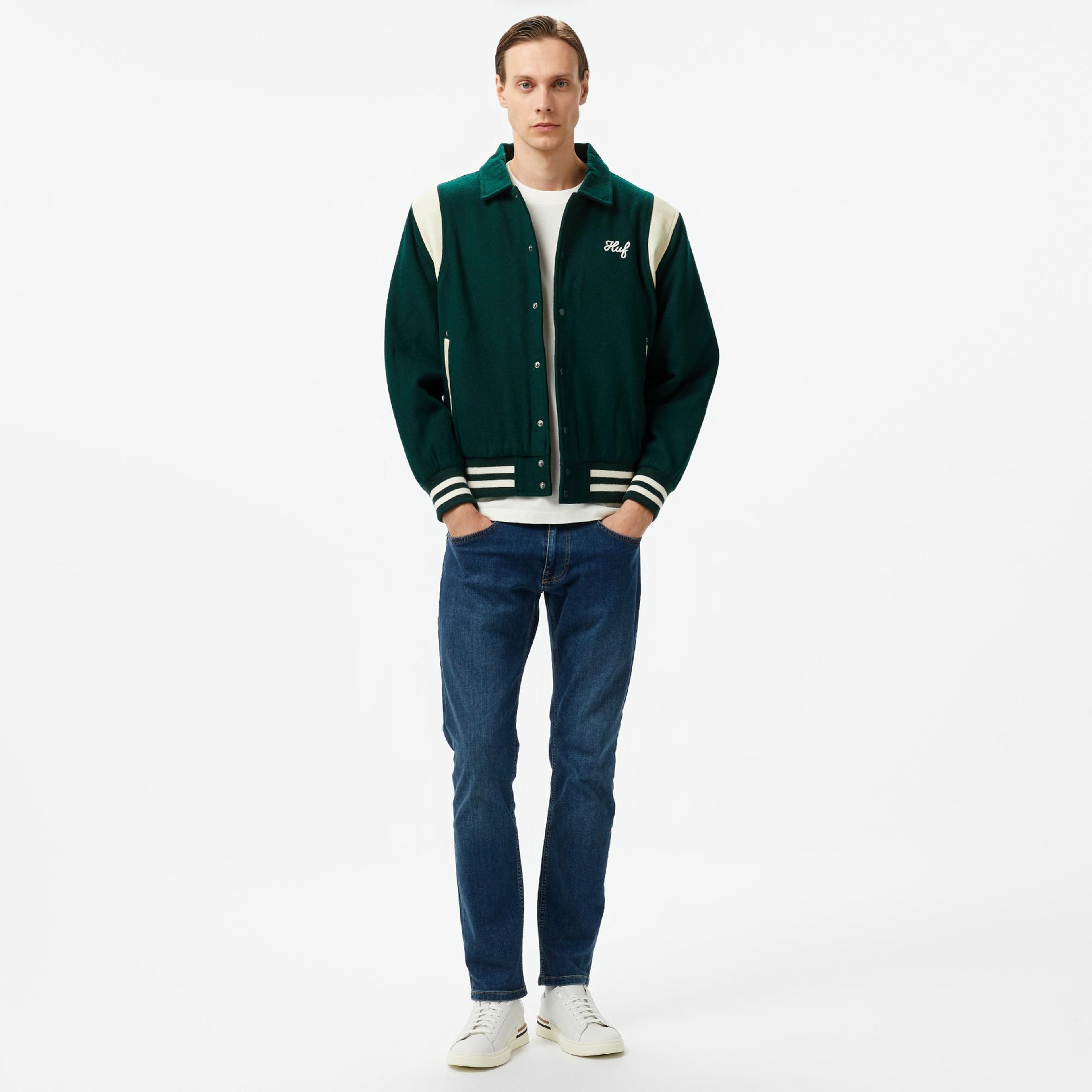 Huf Song Varsity Erkek Yeşil Ceket
