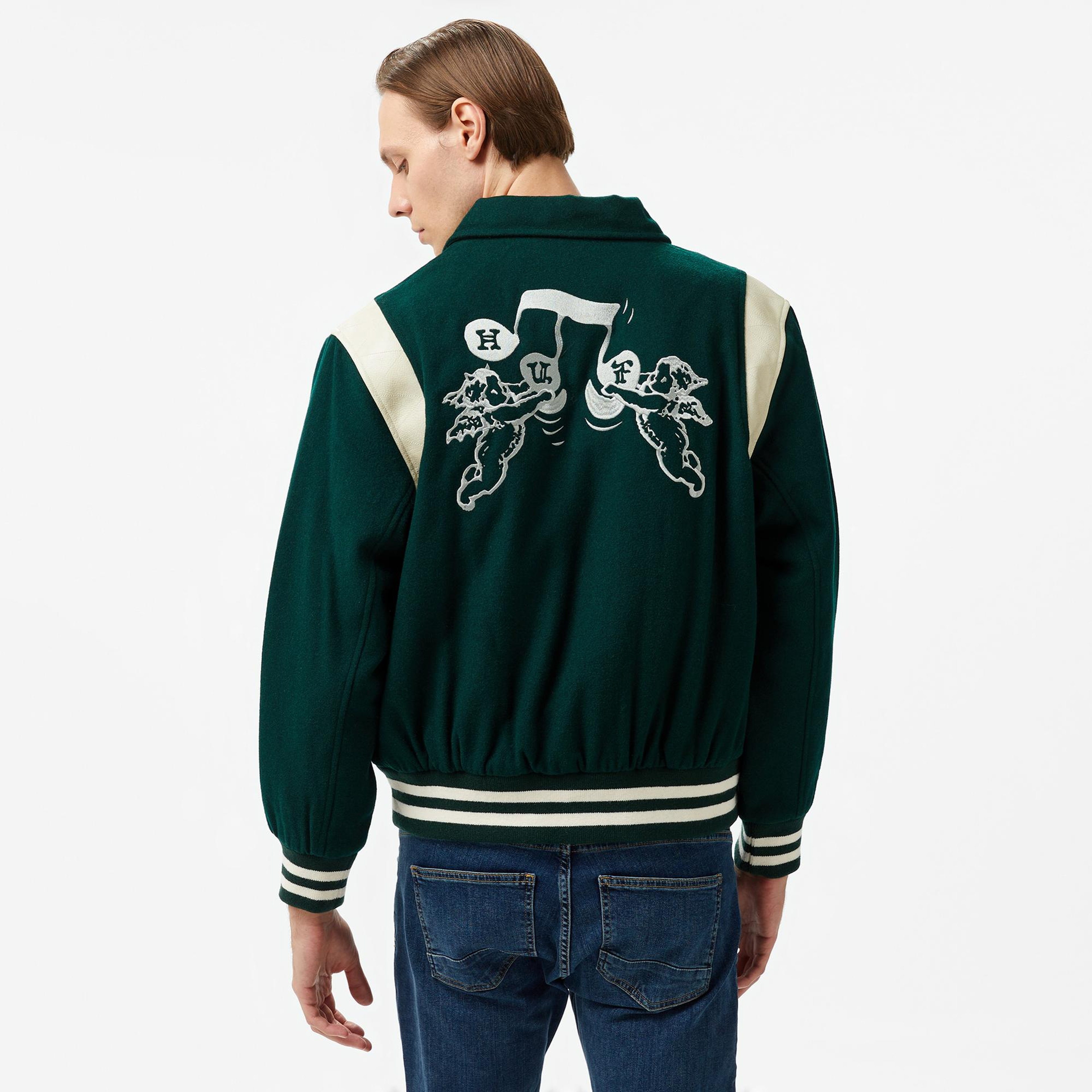 Huf Song Varsity Erkek Yeşil Ceket
