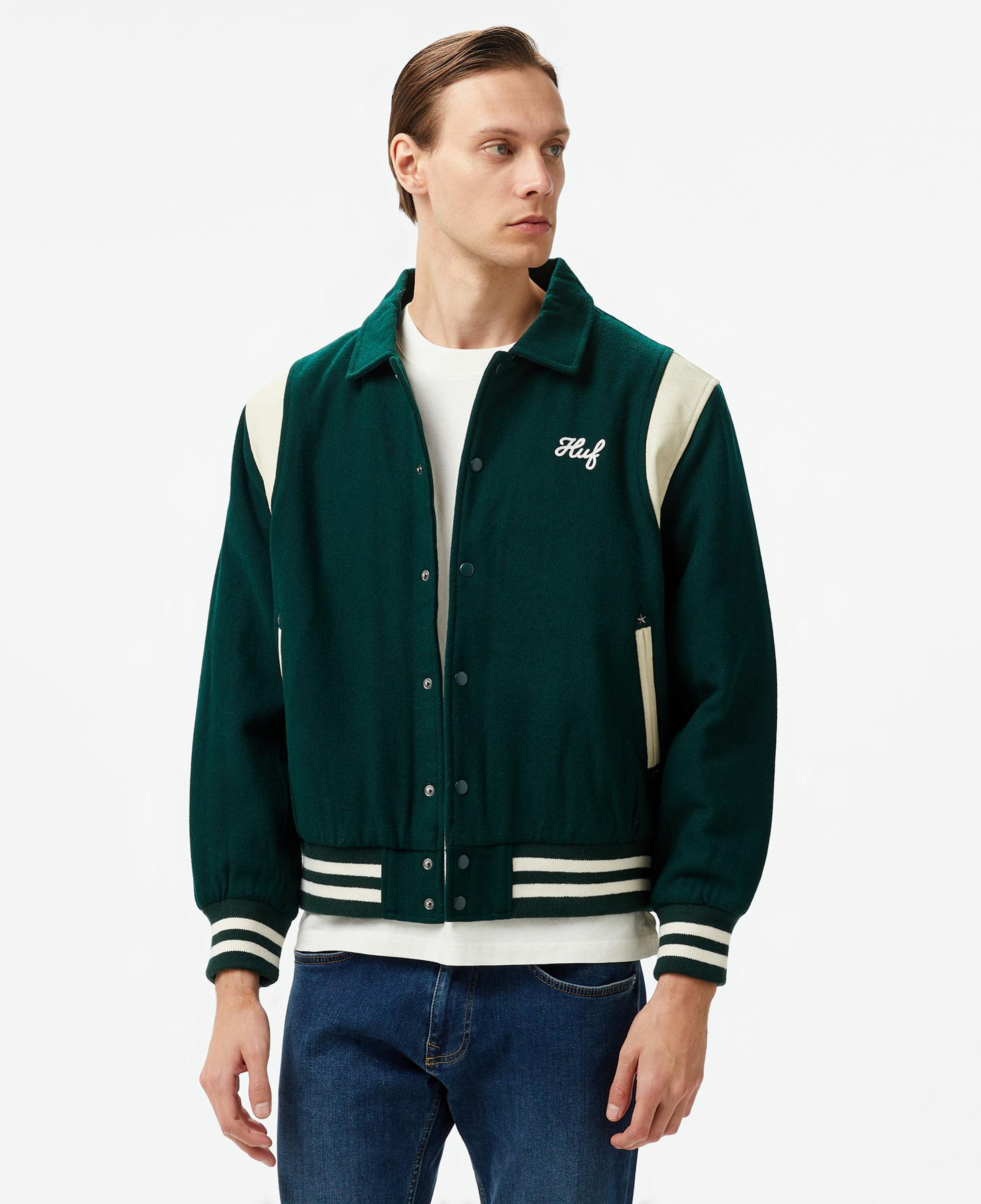 HUF Song Varsity Erkek Yeşil Ceket