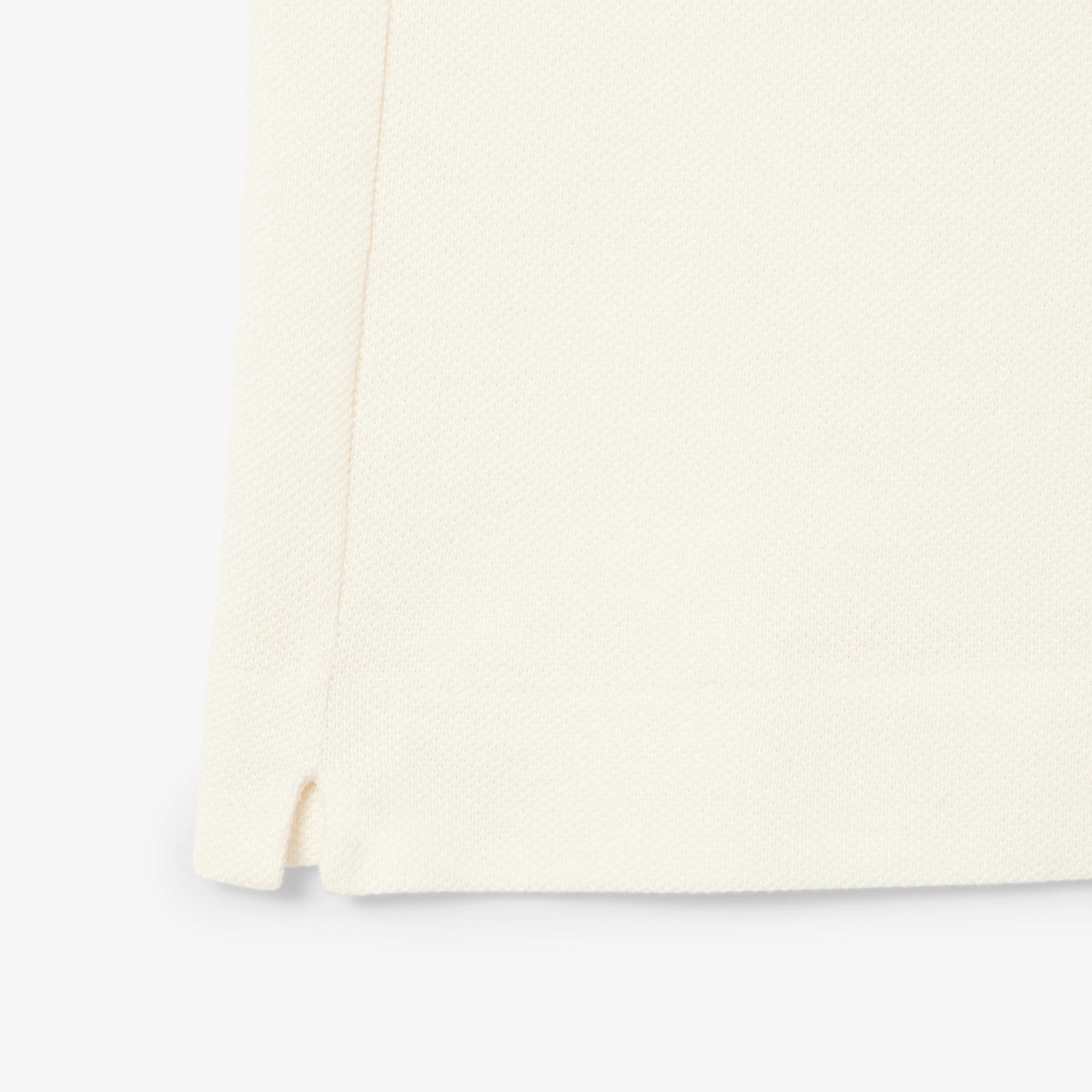 Lacoste Erkek Classic Fit Çizgili Krem Polo