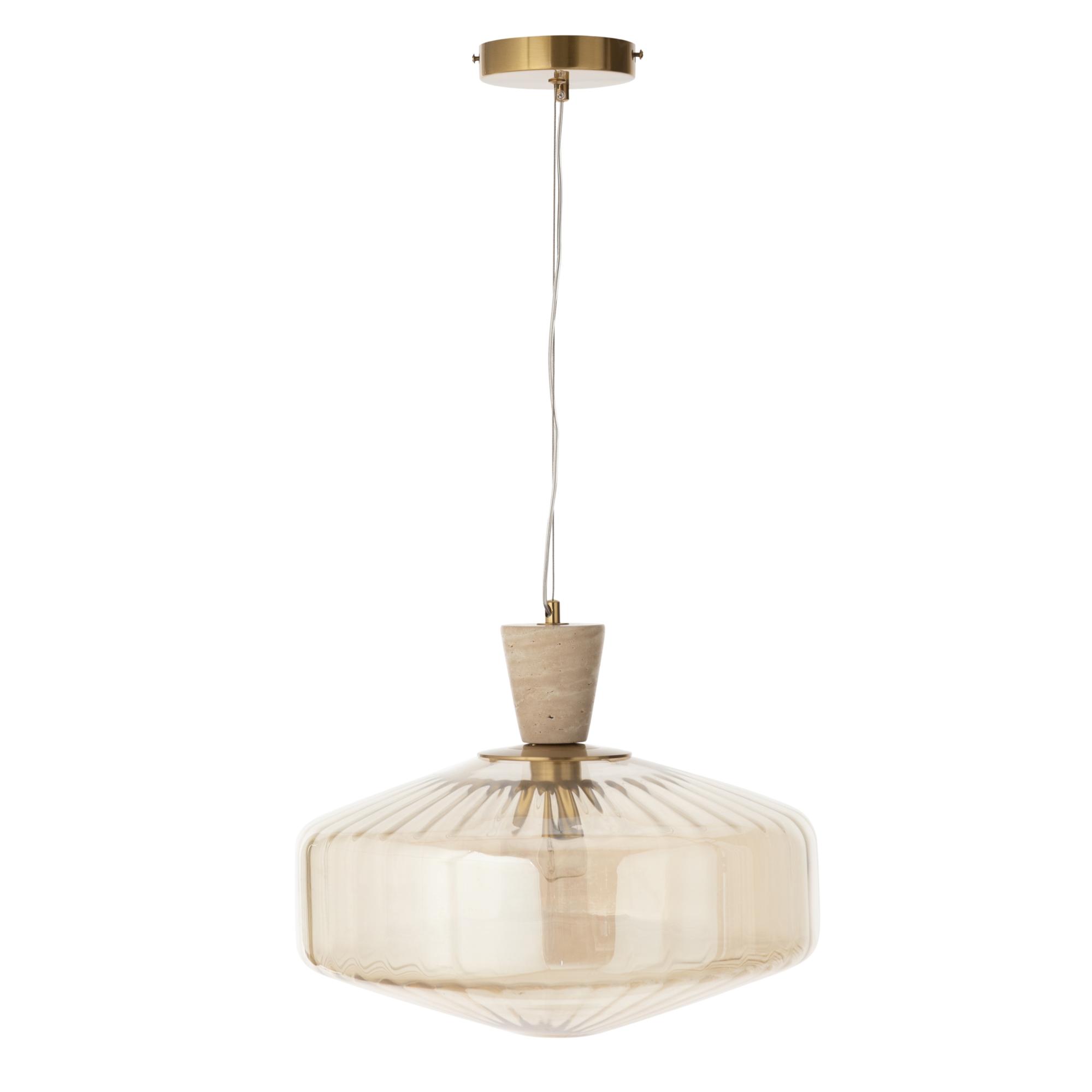 SOLIN TEKLİ SARKIT AVİZE 40X40X80 CM