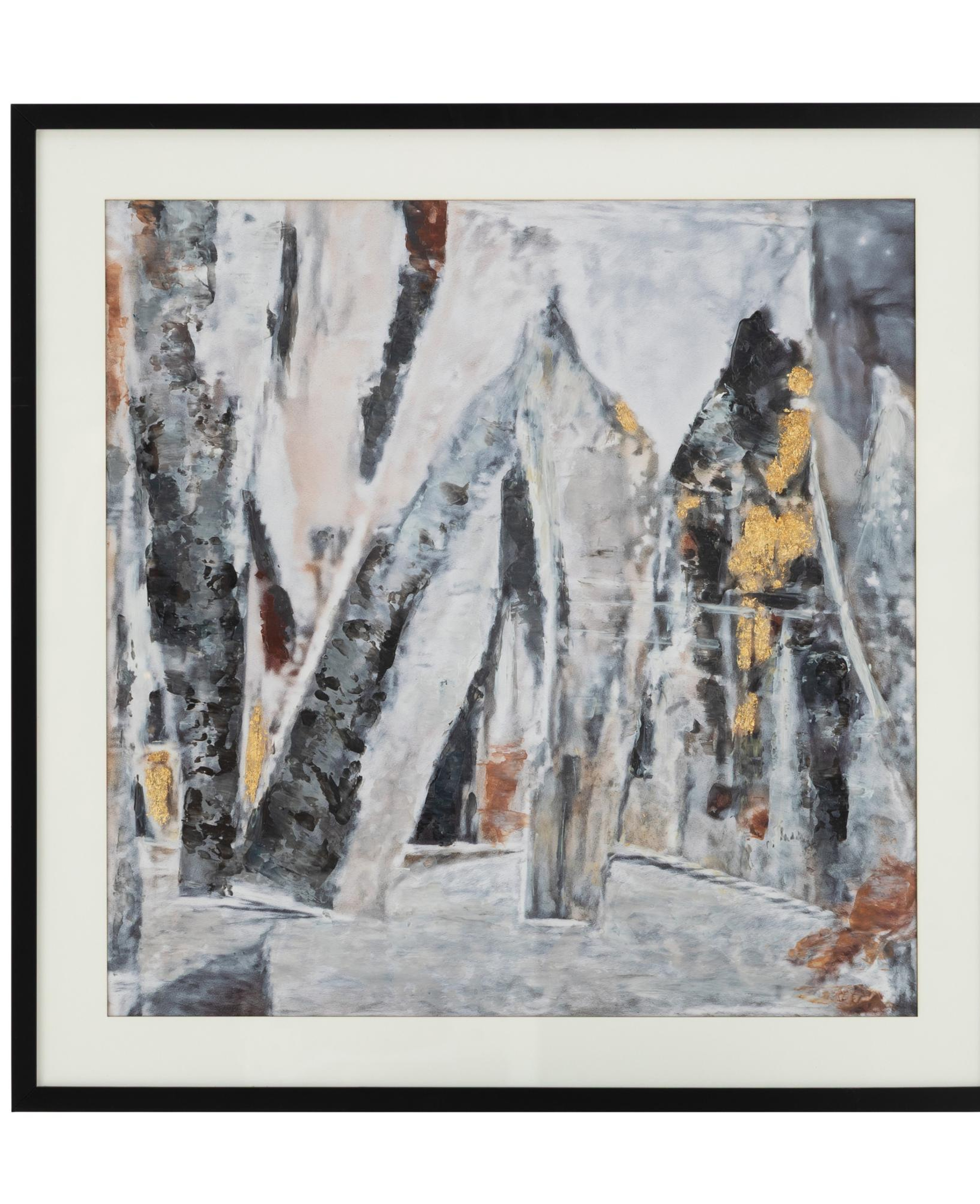 PERIO ÇERÇEVELİ CAM TABLO 80X80CM