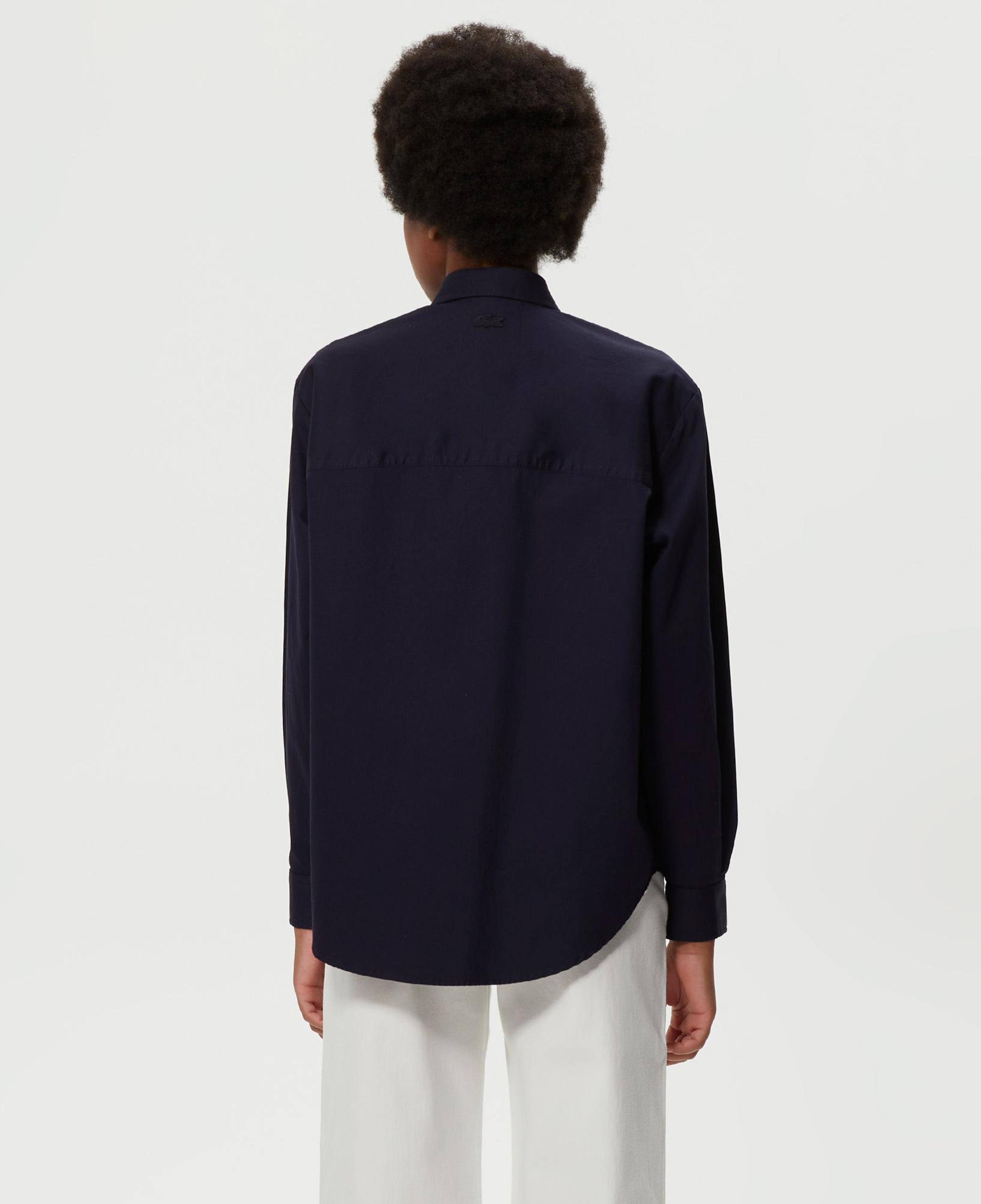 Kadın Relaxed Fit Lacivert Gömlek