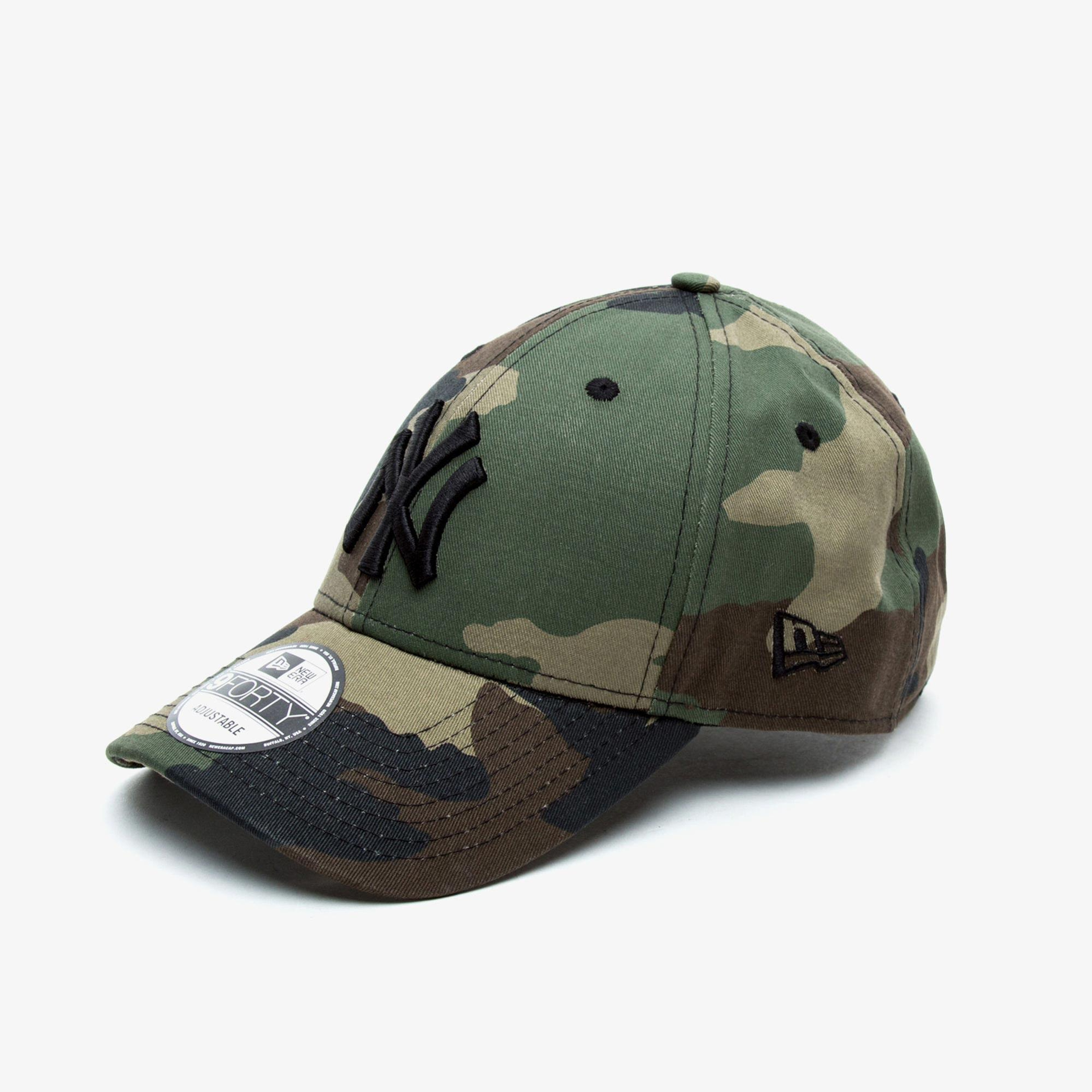 New Era 9Forty New York Yankees League Unisex Camo Yeşil Şapka