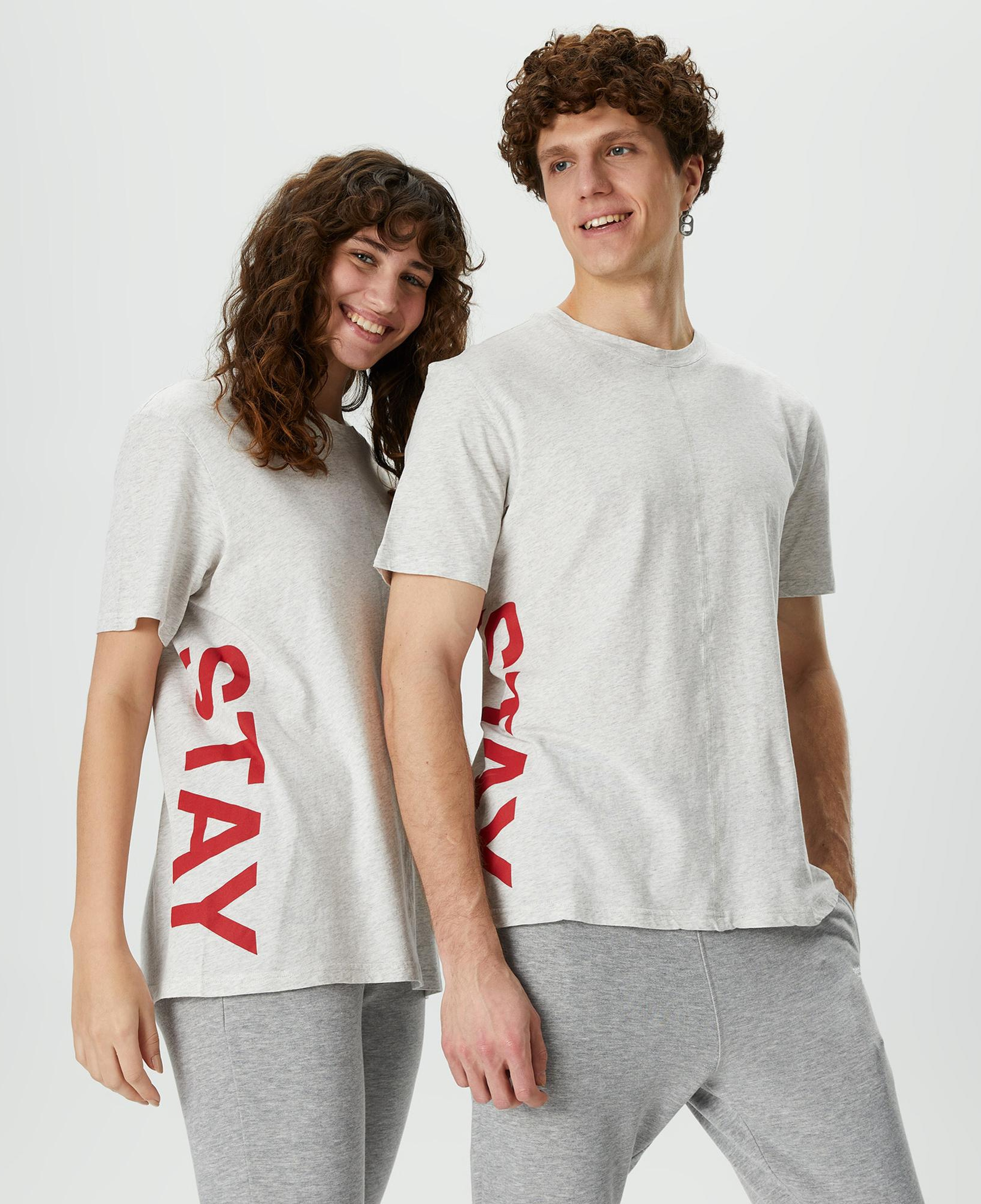 The Stay Line Soley Unisex Bej T-Shirt