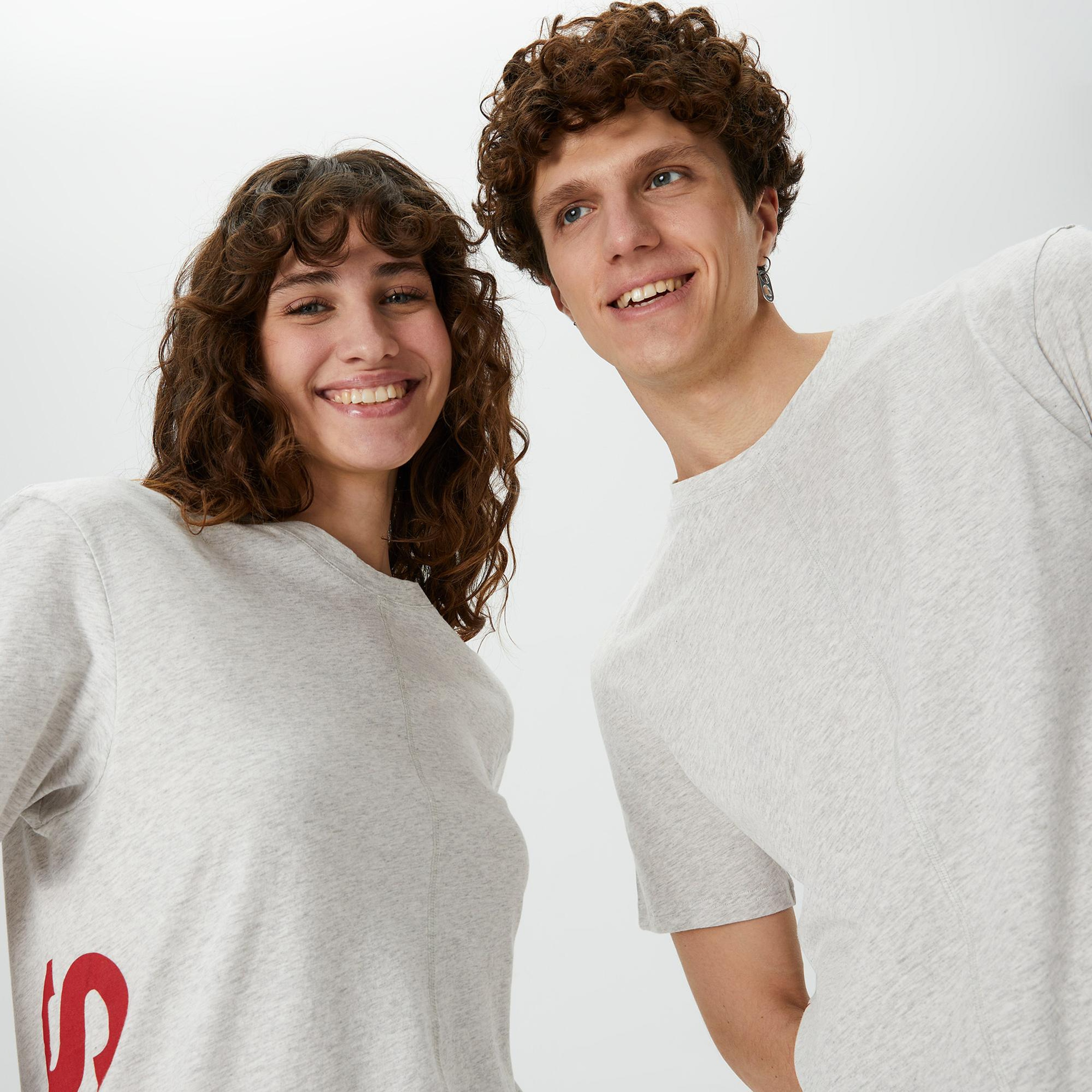 The Stay Line Soley Unisex Bej T-Shirt