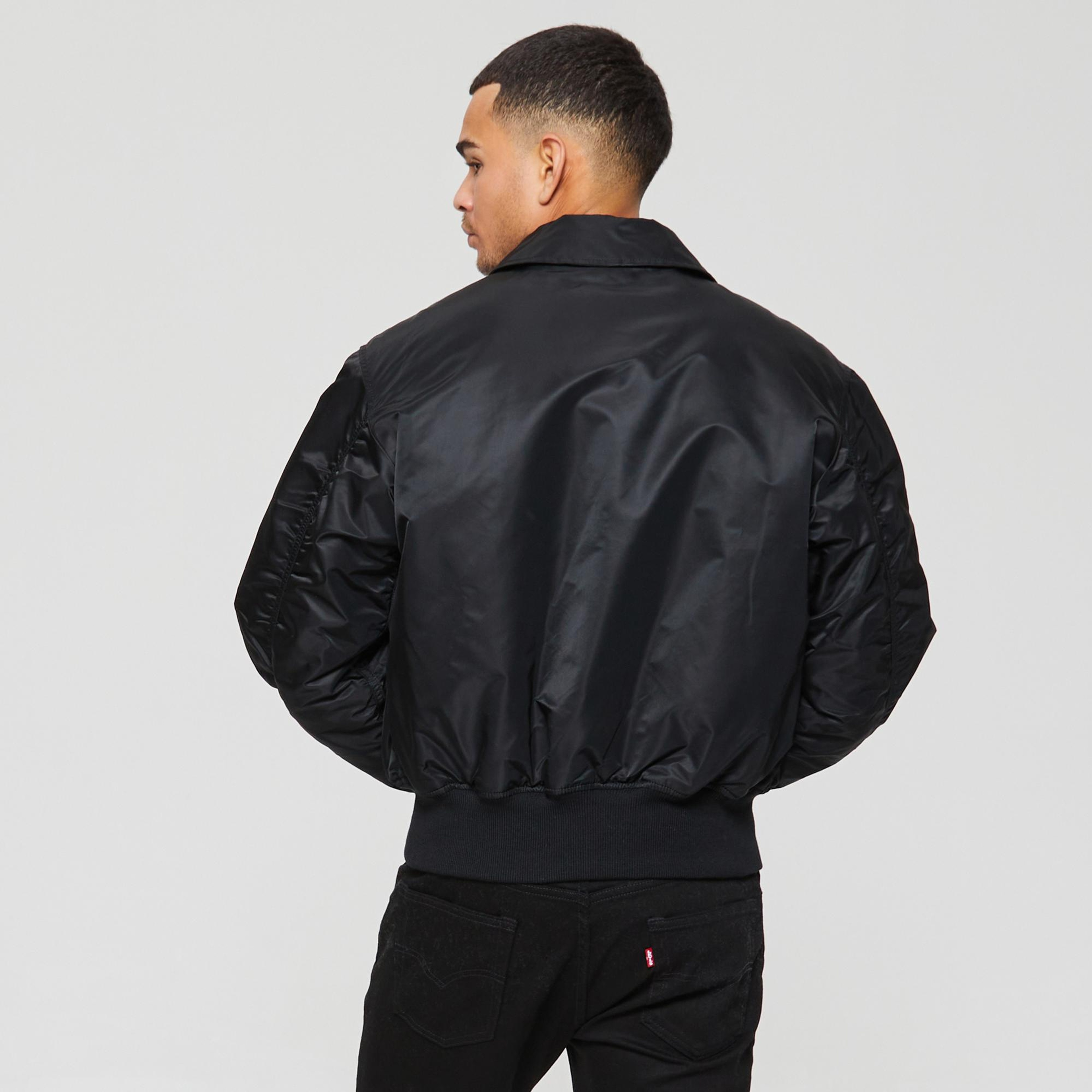 Alpha Industries Cwu 45/P Erkek Siyah Ceket