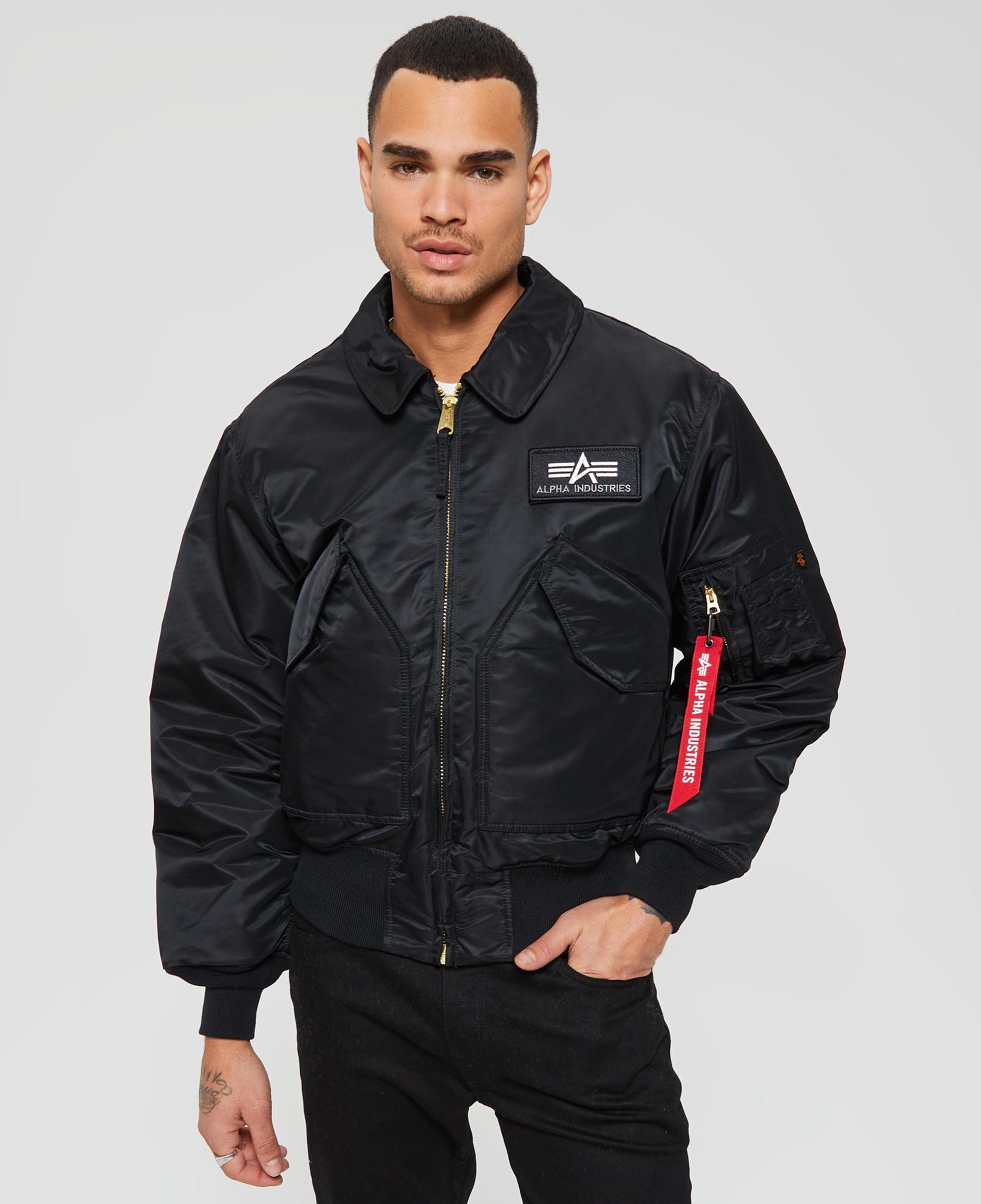 Alpha Industries Cwu 45/P Erkek Siyah Ceket