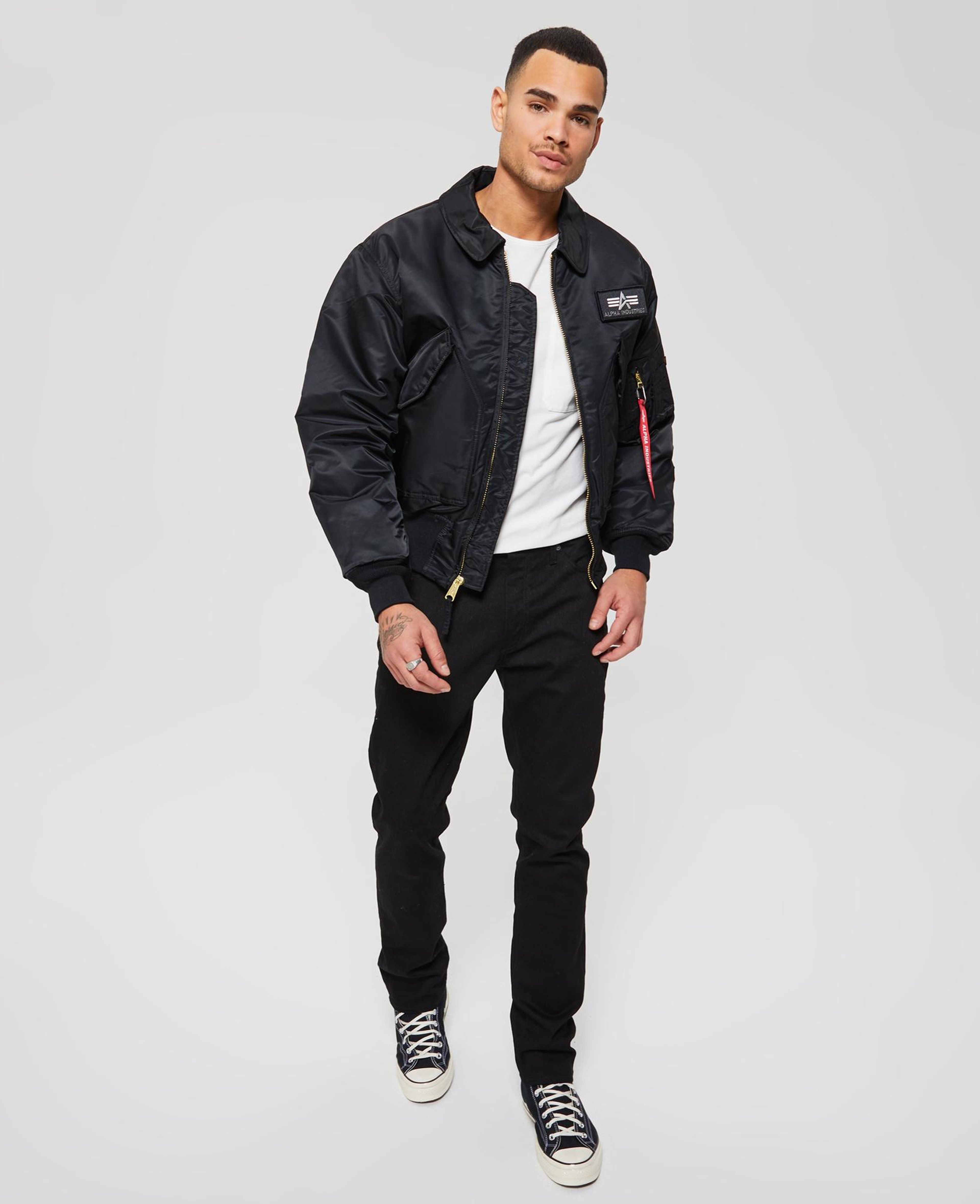 Alpha Industries Cwu 45/P Erkek Siyah Ceket